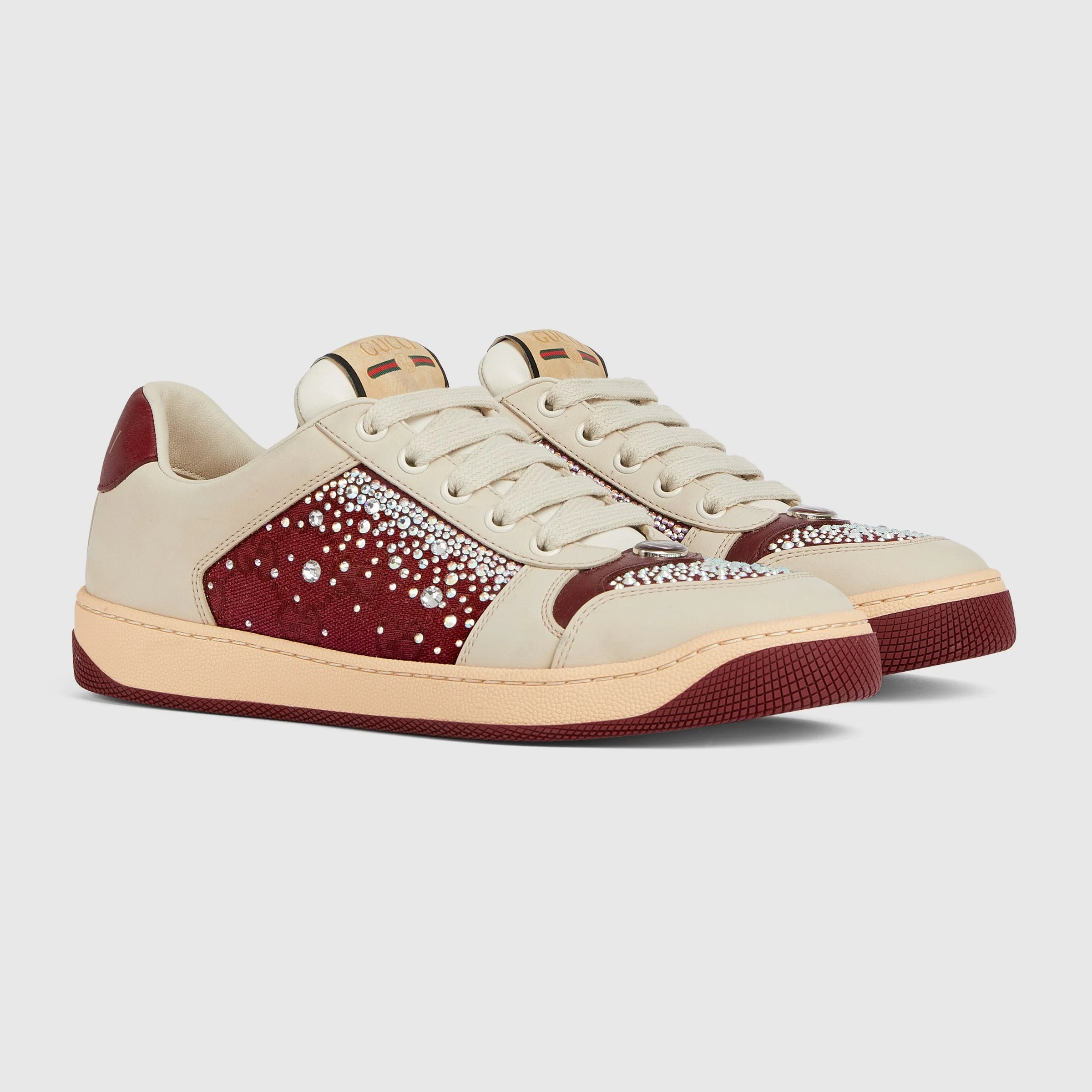 Gucci GG Crystal Screener Sneakers
