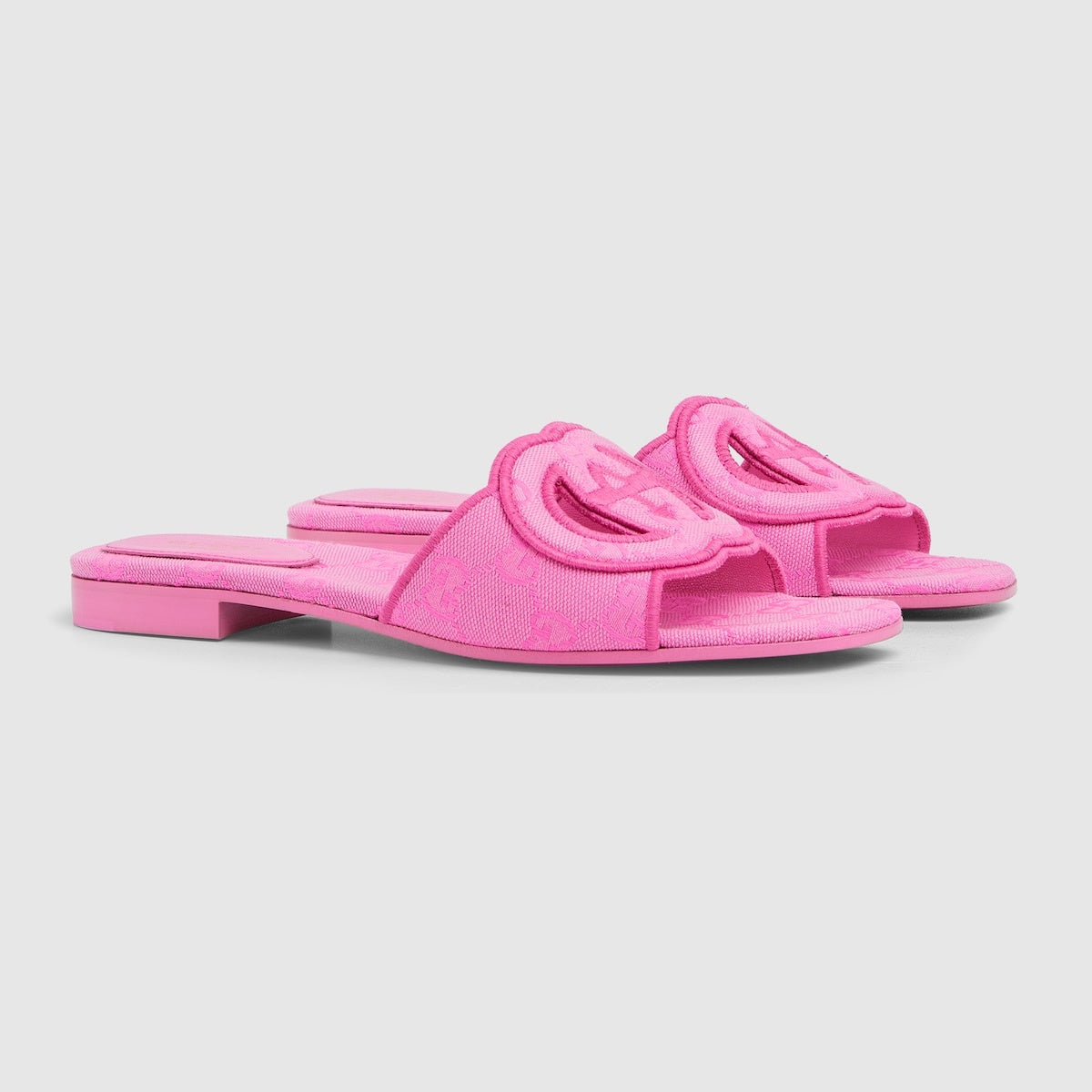 Gucci Interlocking G GG Slide Sandals