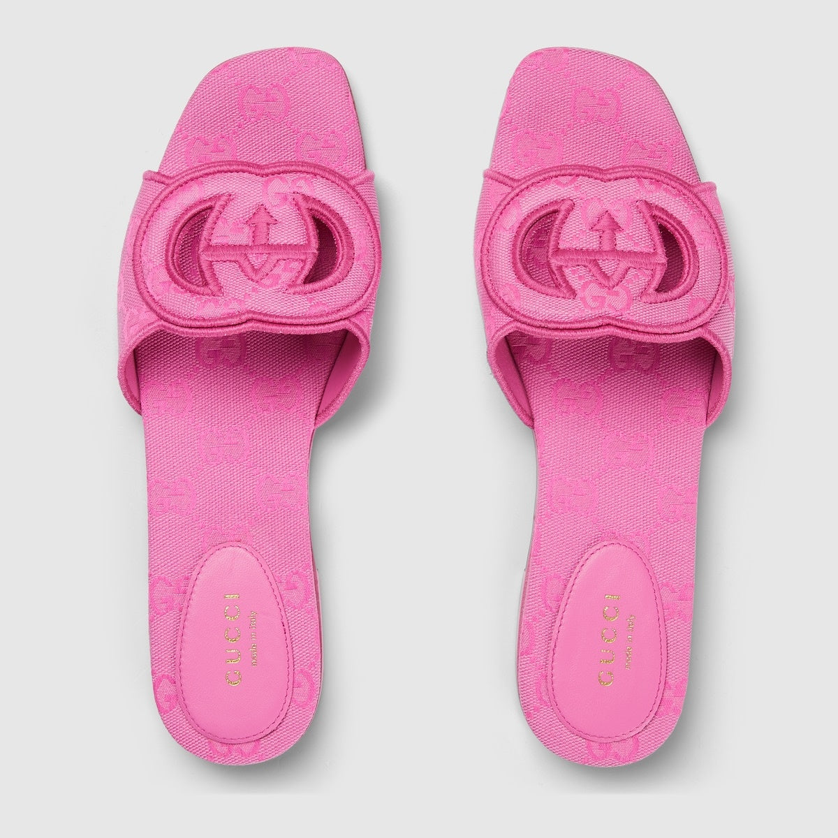 Gucci Interlocking G GG Slide Sandals