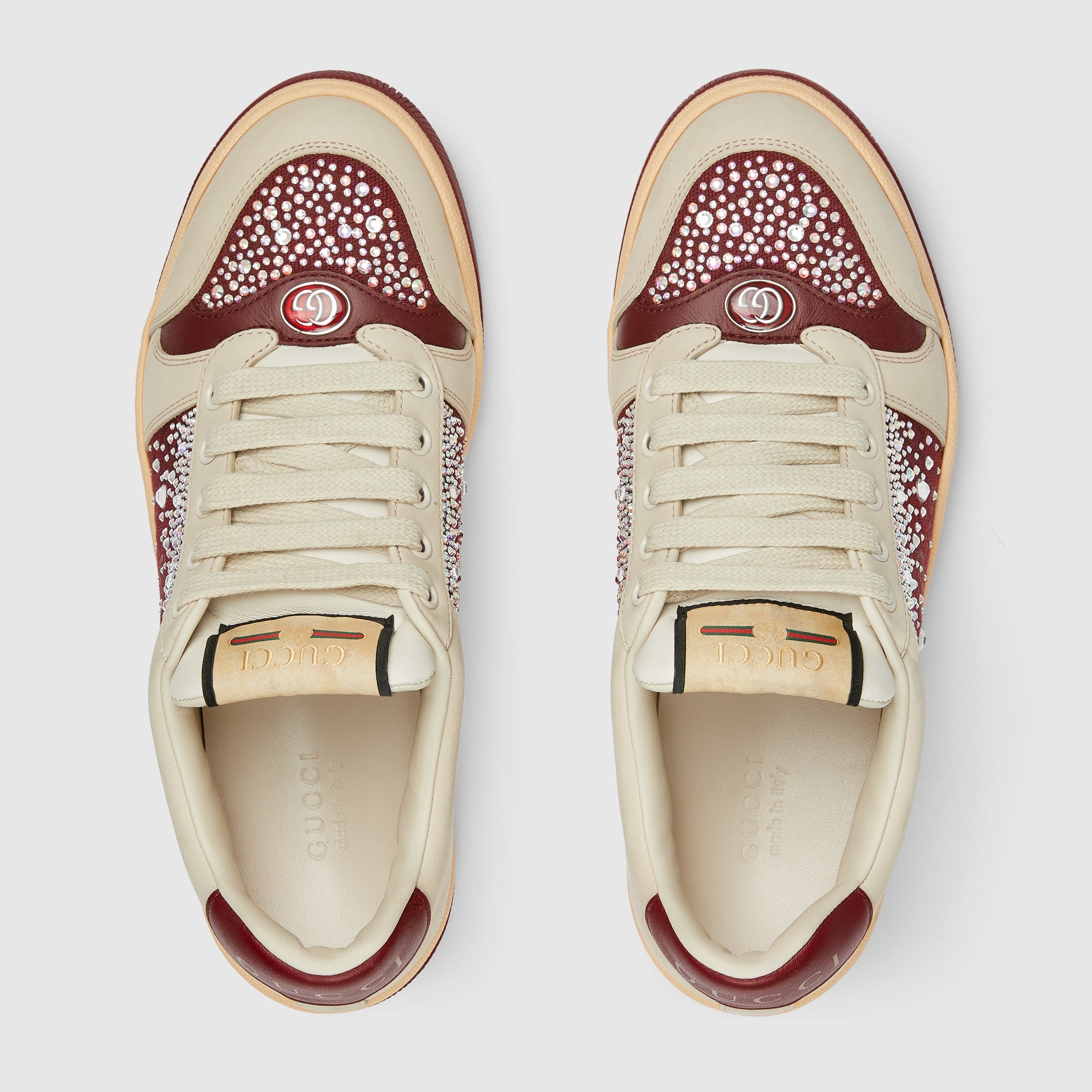 Gucci GG Crystal Screener Sneakers