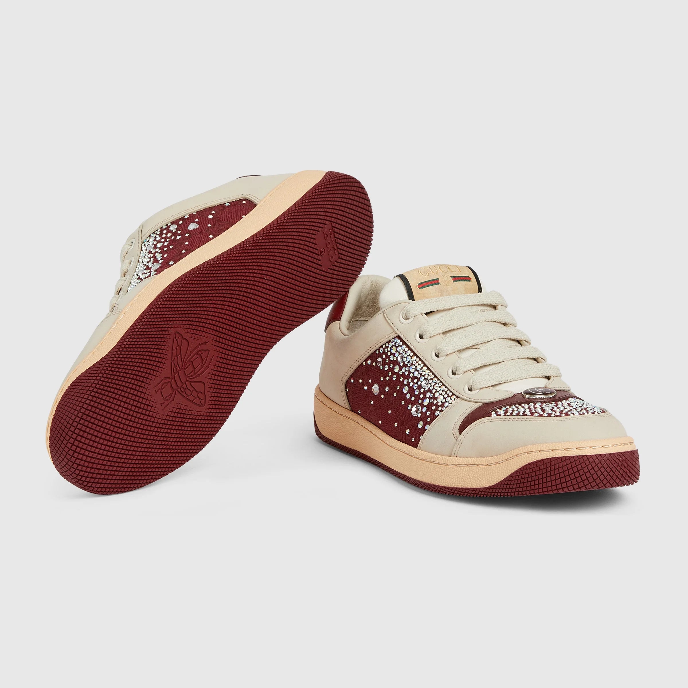 Gucci GG Crystal Screener Sneakers