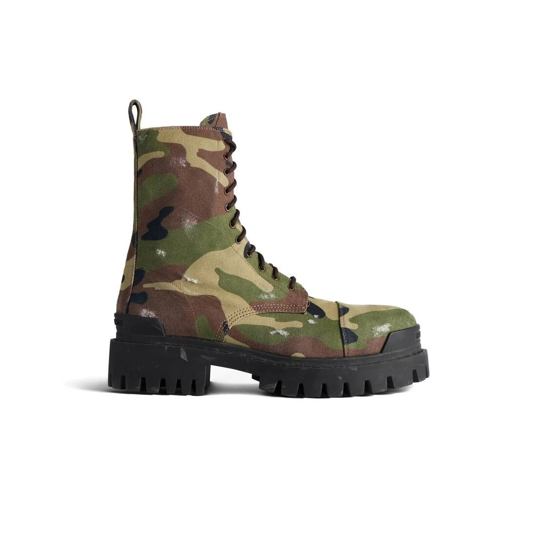 Balenciaga Strike Boot Camo Print