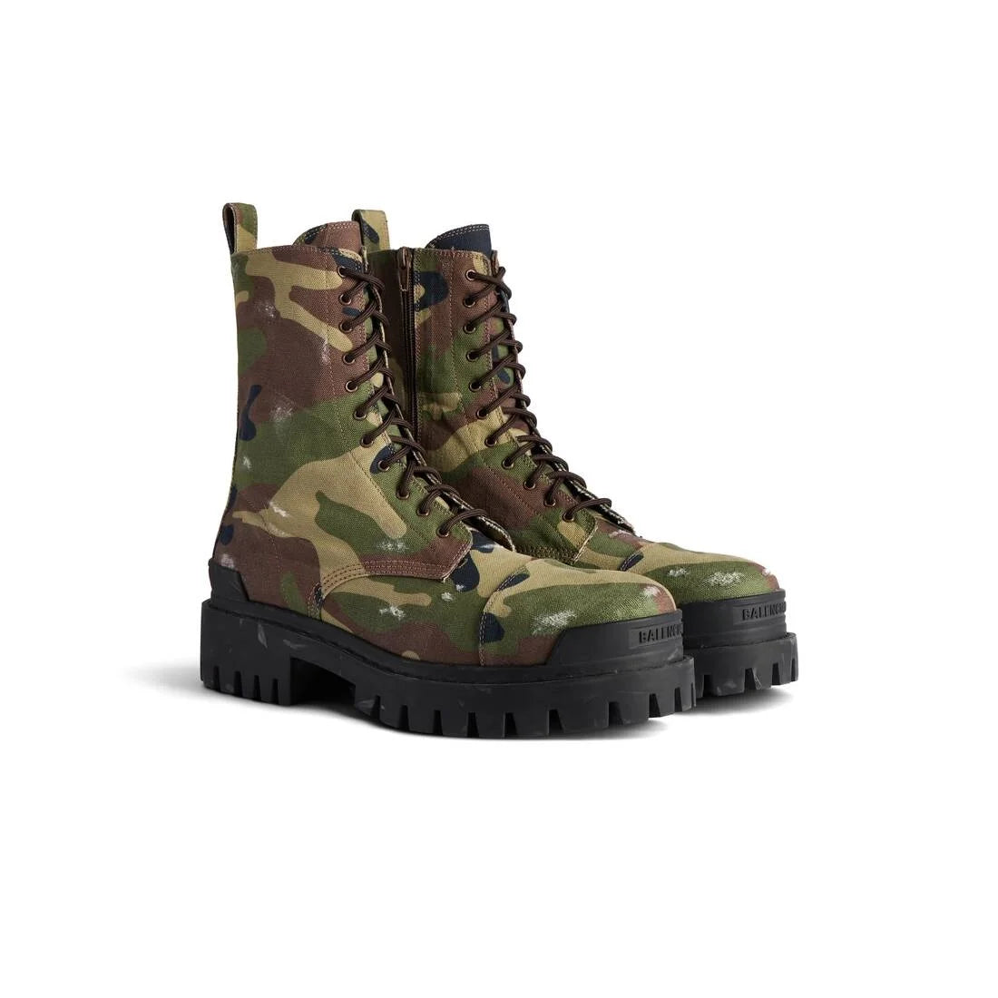 Balenciaga Strike Boot Camo Print