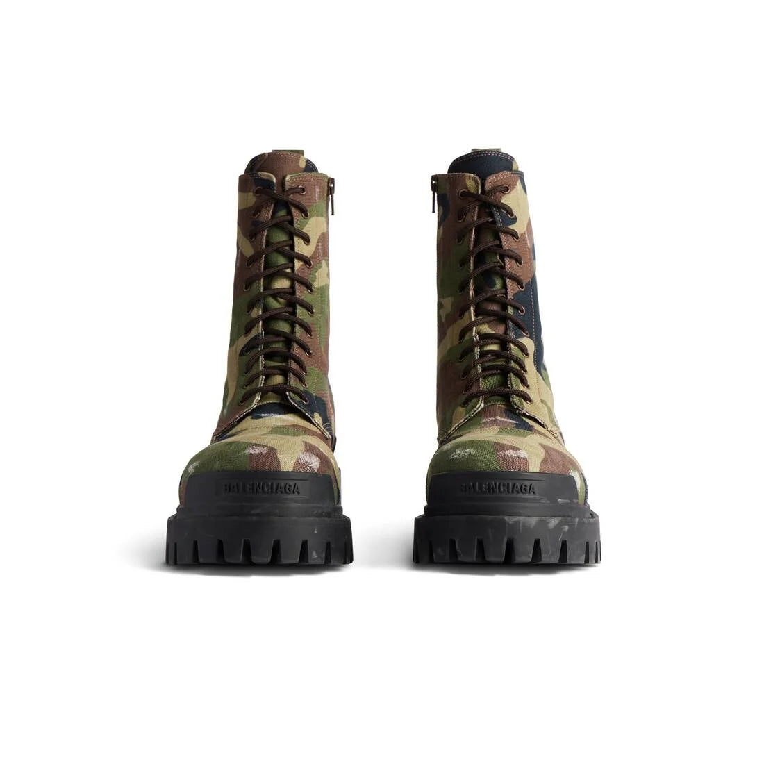 Balenciaga Strike Boot Camo Print