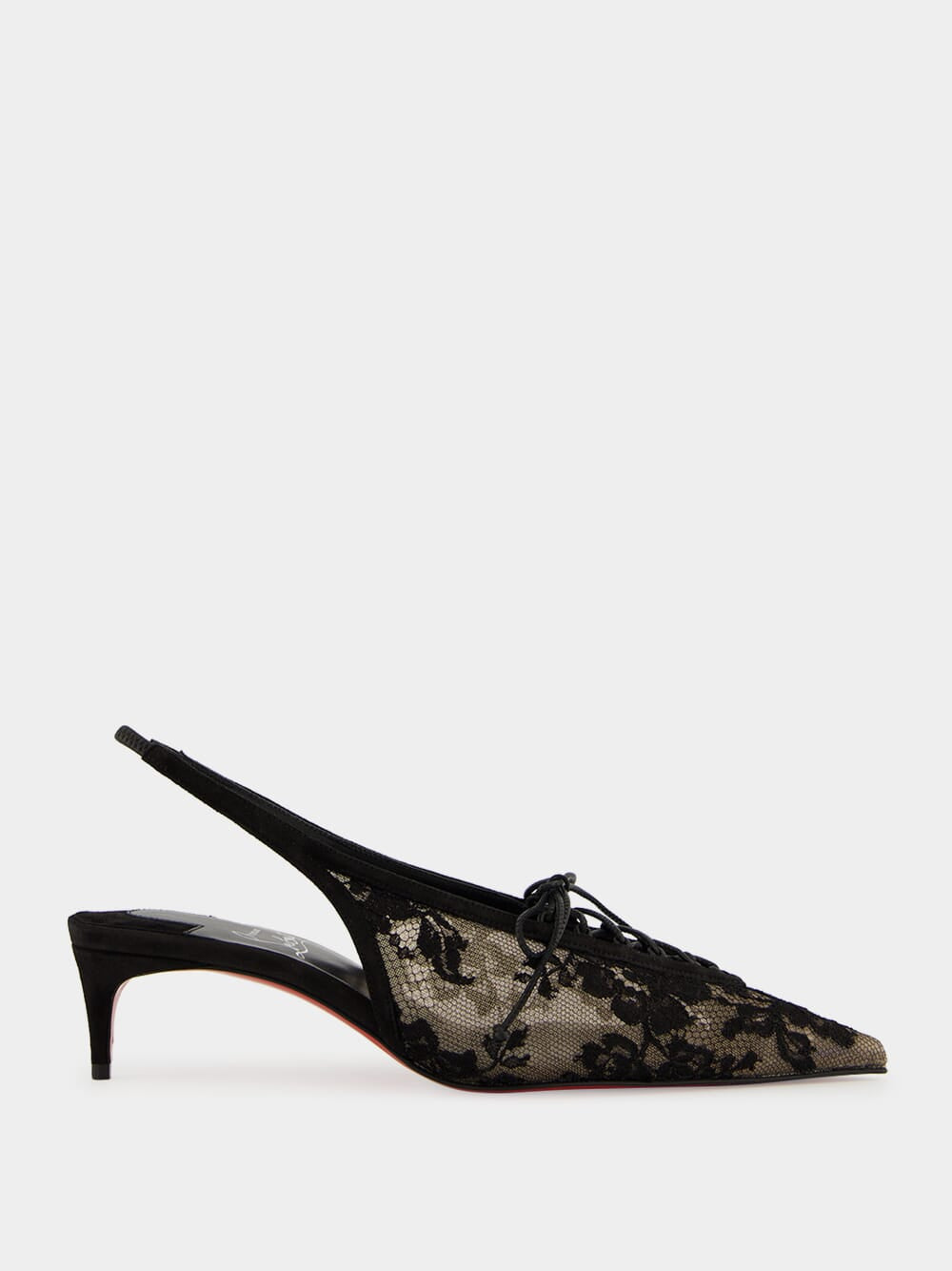 Christian Louboutin KM Lace Slingbacks