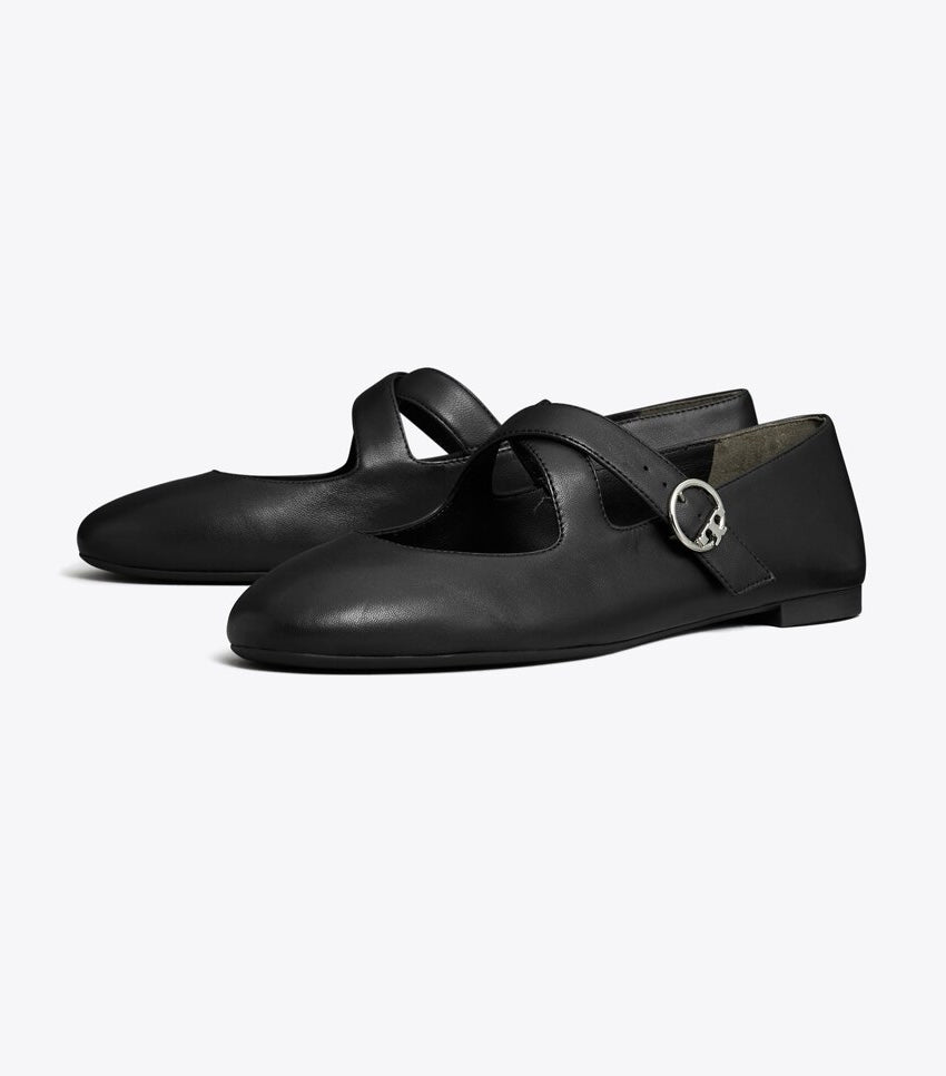 Tory Burch Criss Cross Mary Jane Ballets