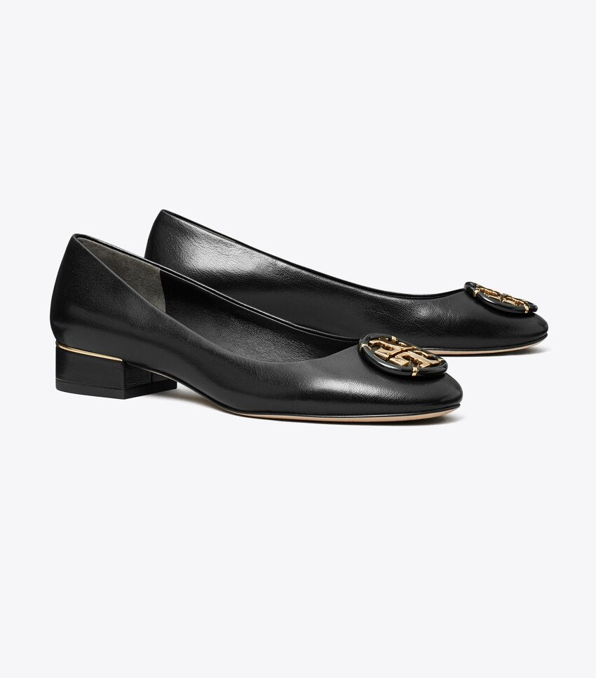 Tory Burch Multi Logo Block Heel