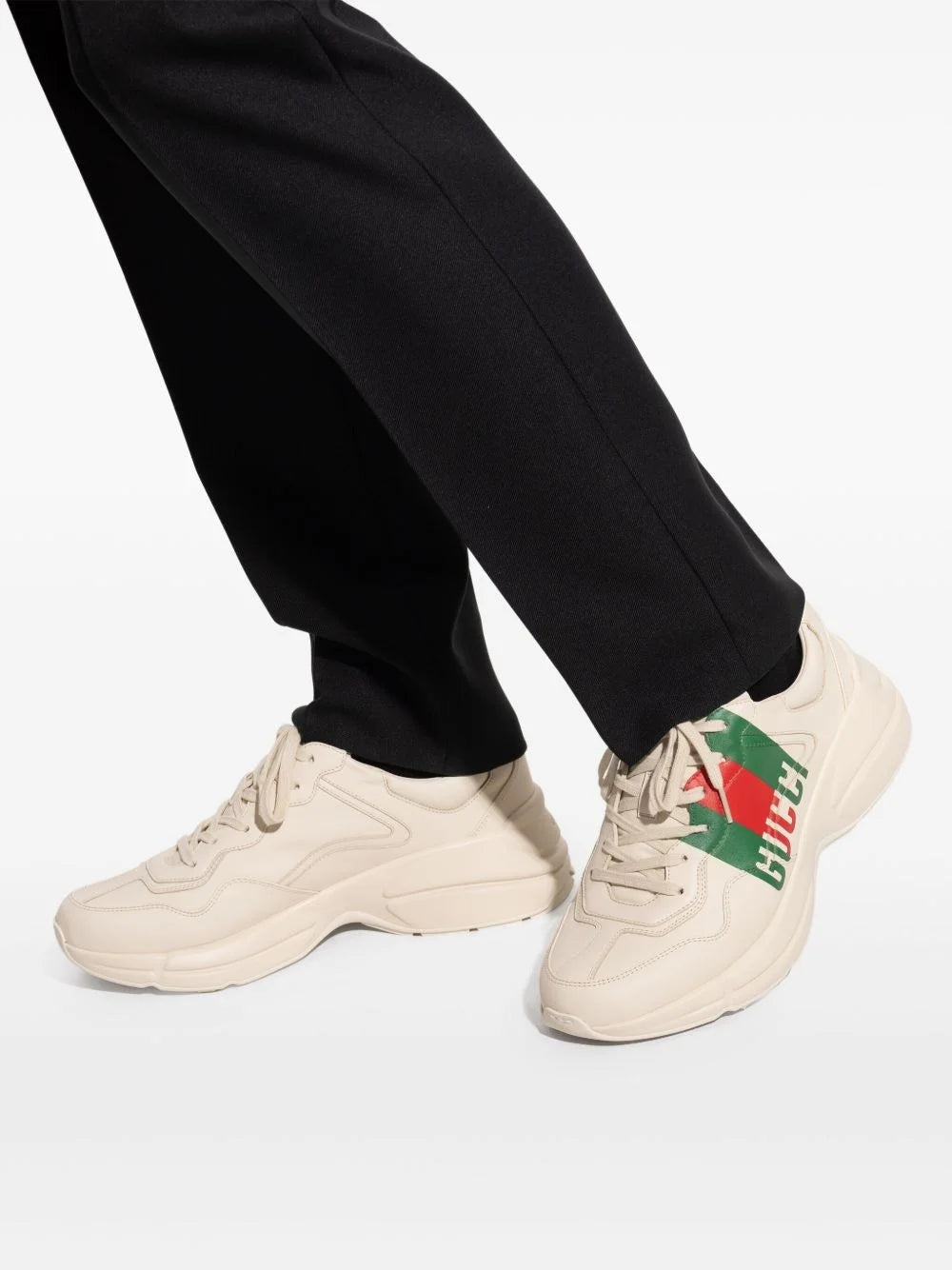Gucci Rhyton Web Sneakers