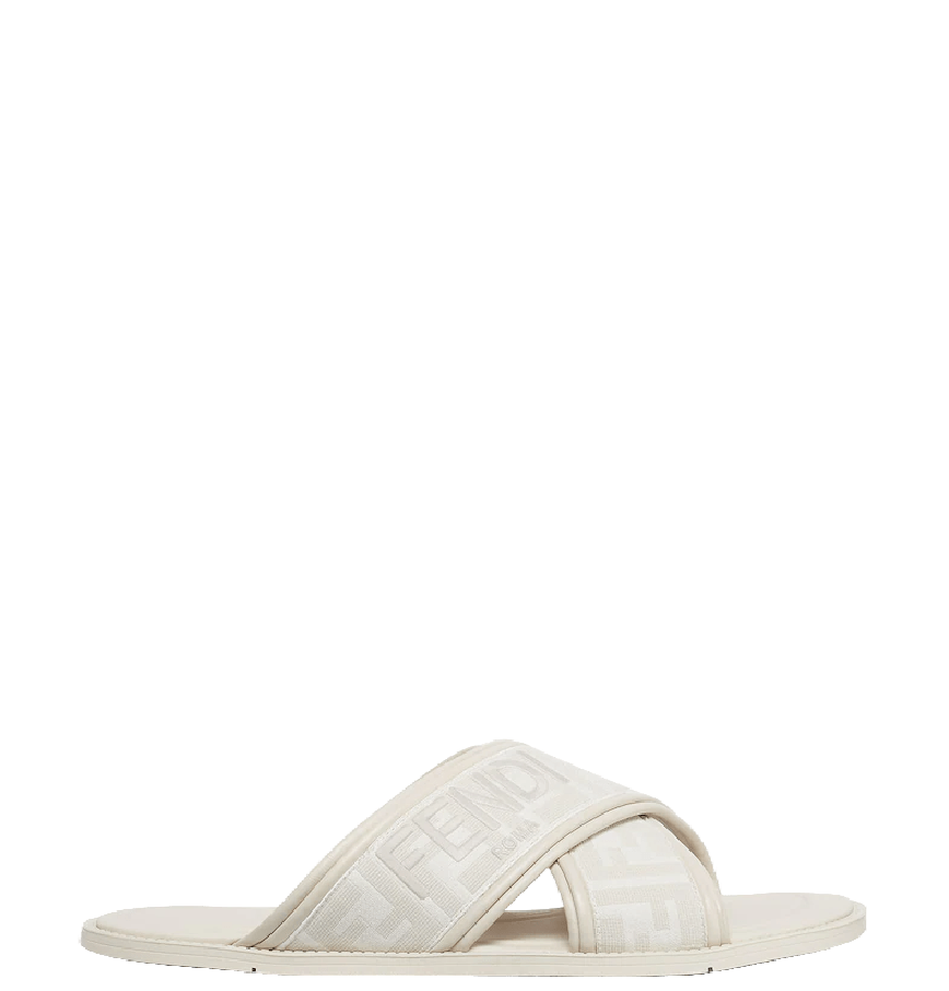 Fendi Crossover Fabric Slides
