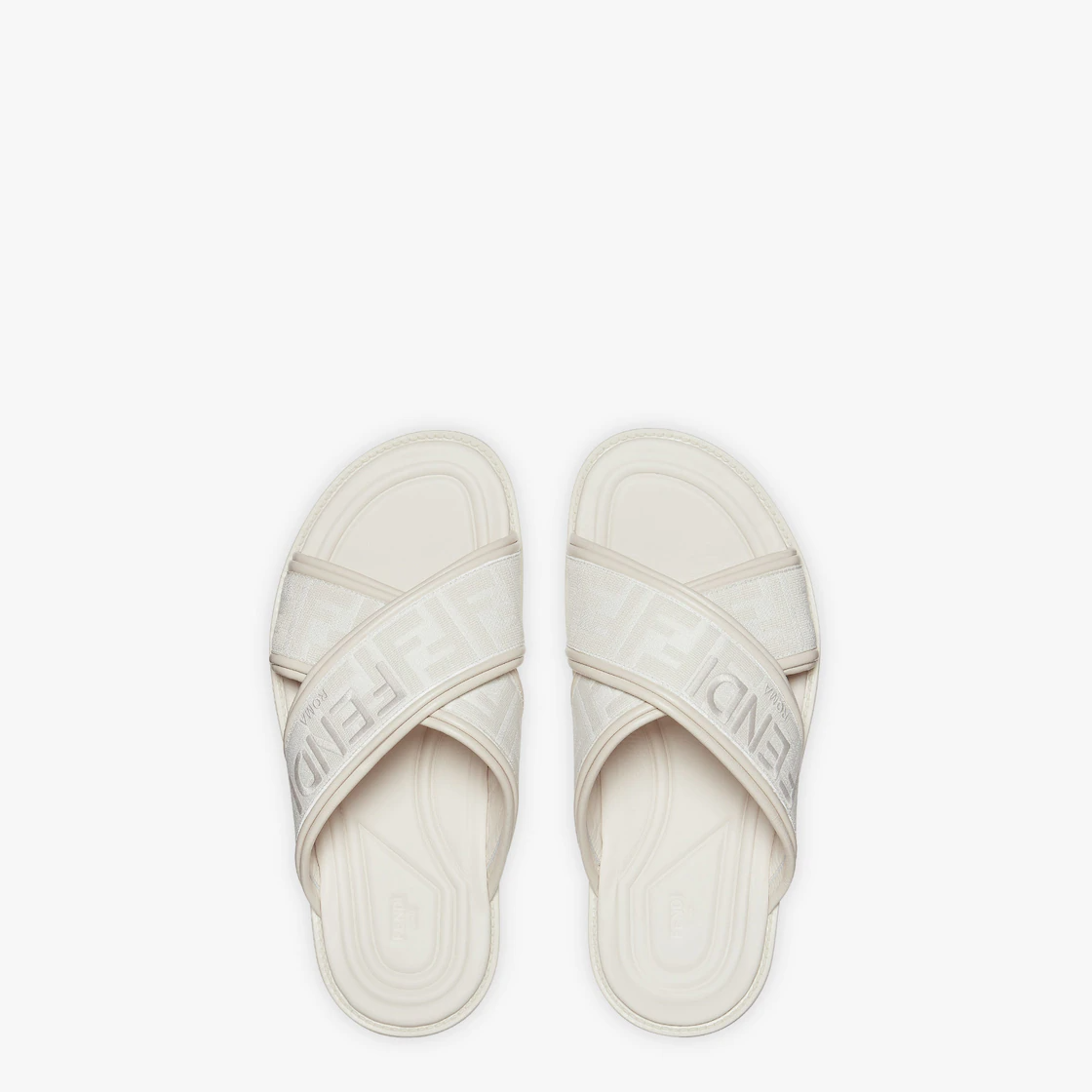 Fendi Crossover Fabric Slides