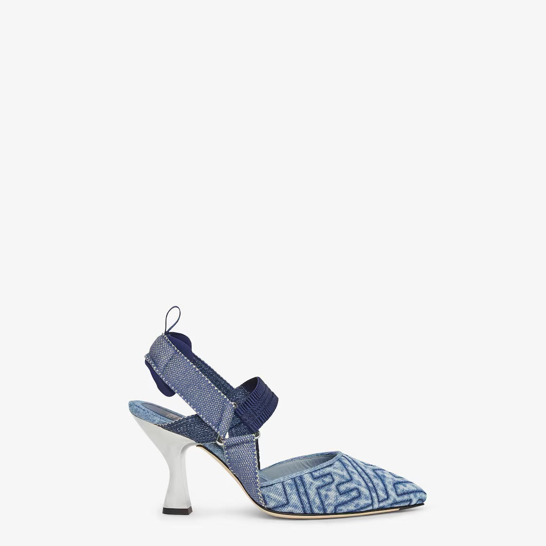 Fendi Colibri Denim Pumps