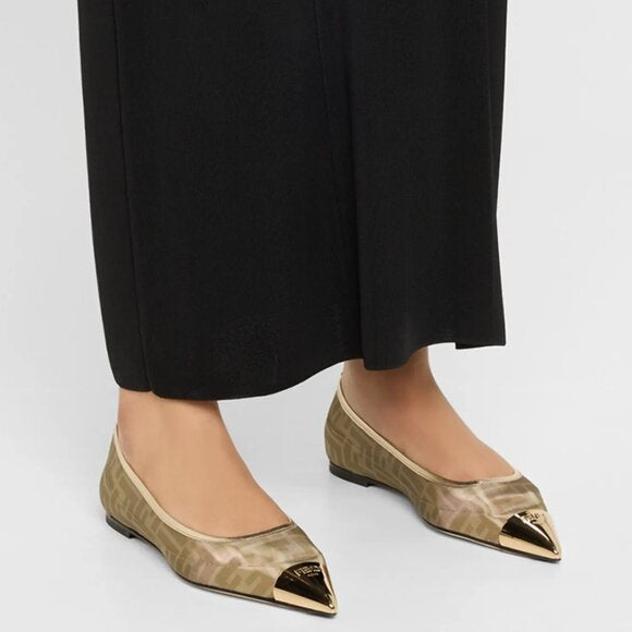 Fendi Colibri FF Ballet Flats