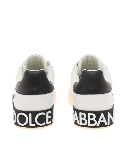 Dolce & Gabbana calfskin Portofino sneakers with DG