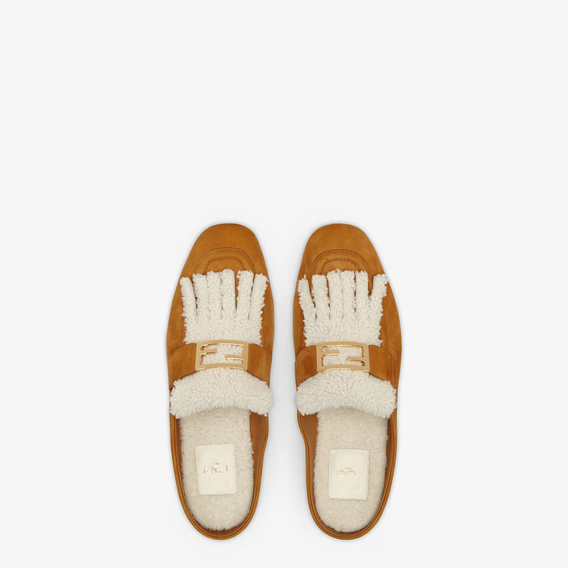 Fendi Baguette Nubuck Sabots