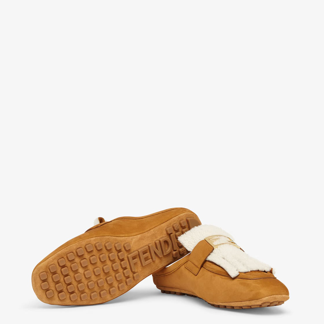 Fendi Baguette Nubuck Sabots