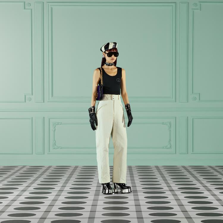 Gucci GG Jersey Cropped Top