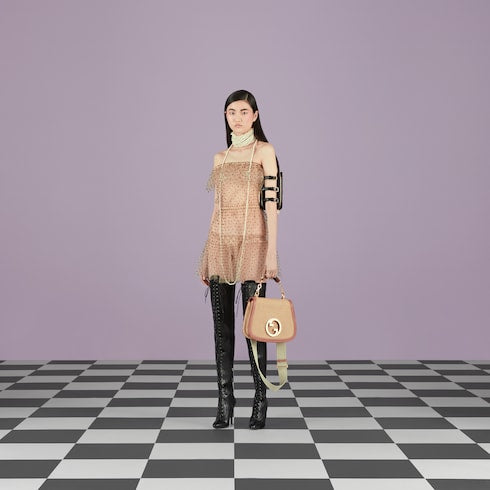 Gucci Polka Dot Sleeveless Tulle Dress