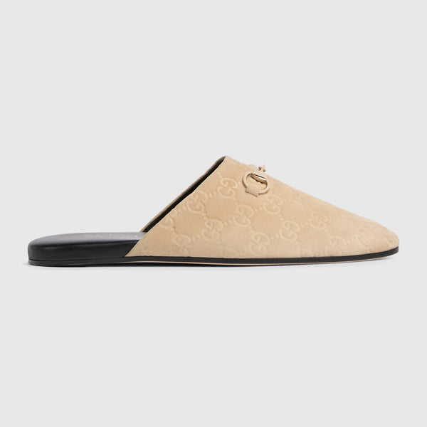 Gucci Horsebit GG Sabot Mules