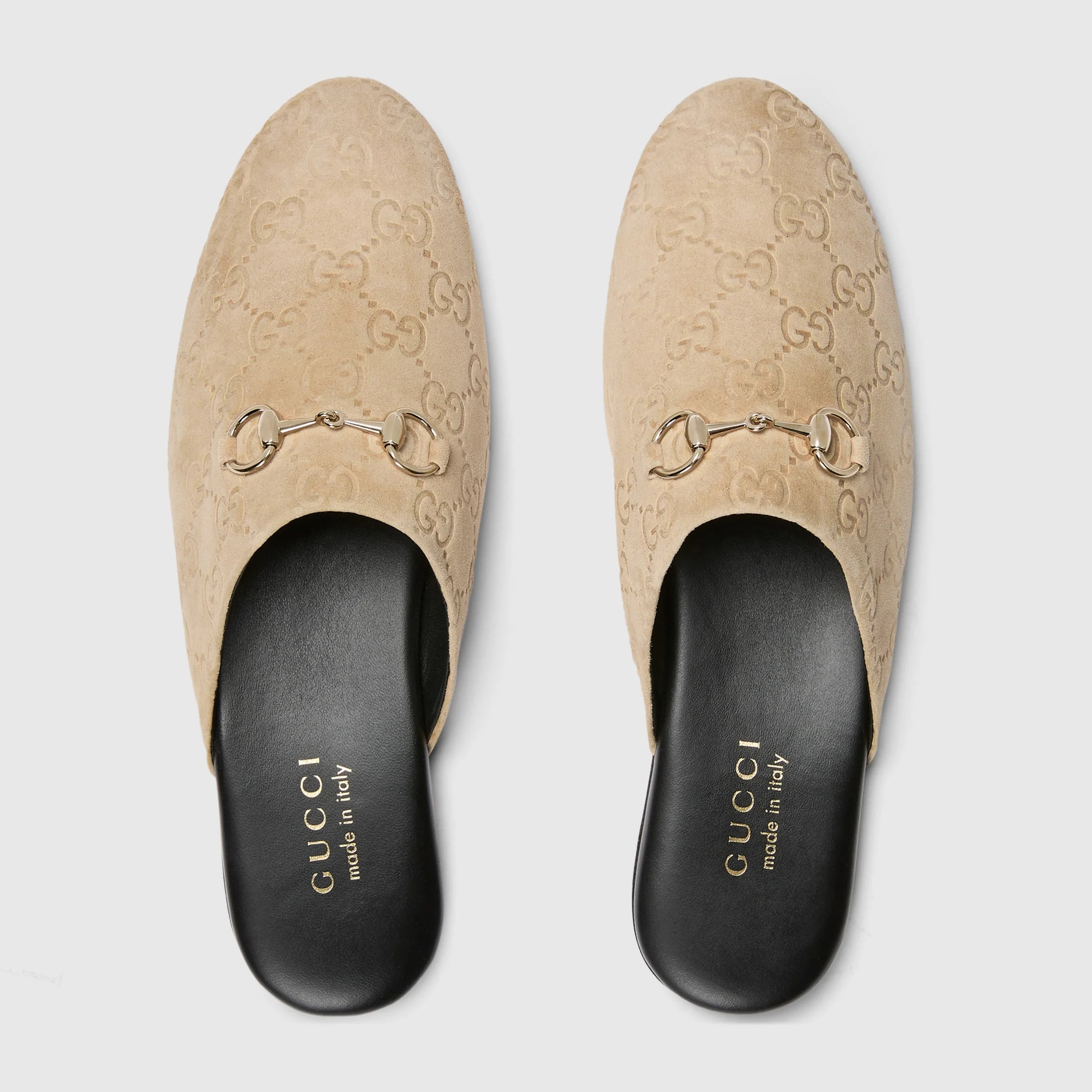 Gucci Horsebit GG Sabot Mules