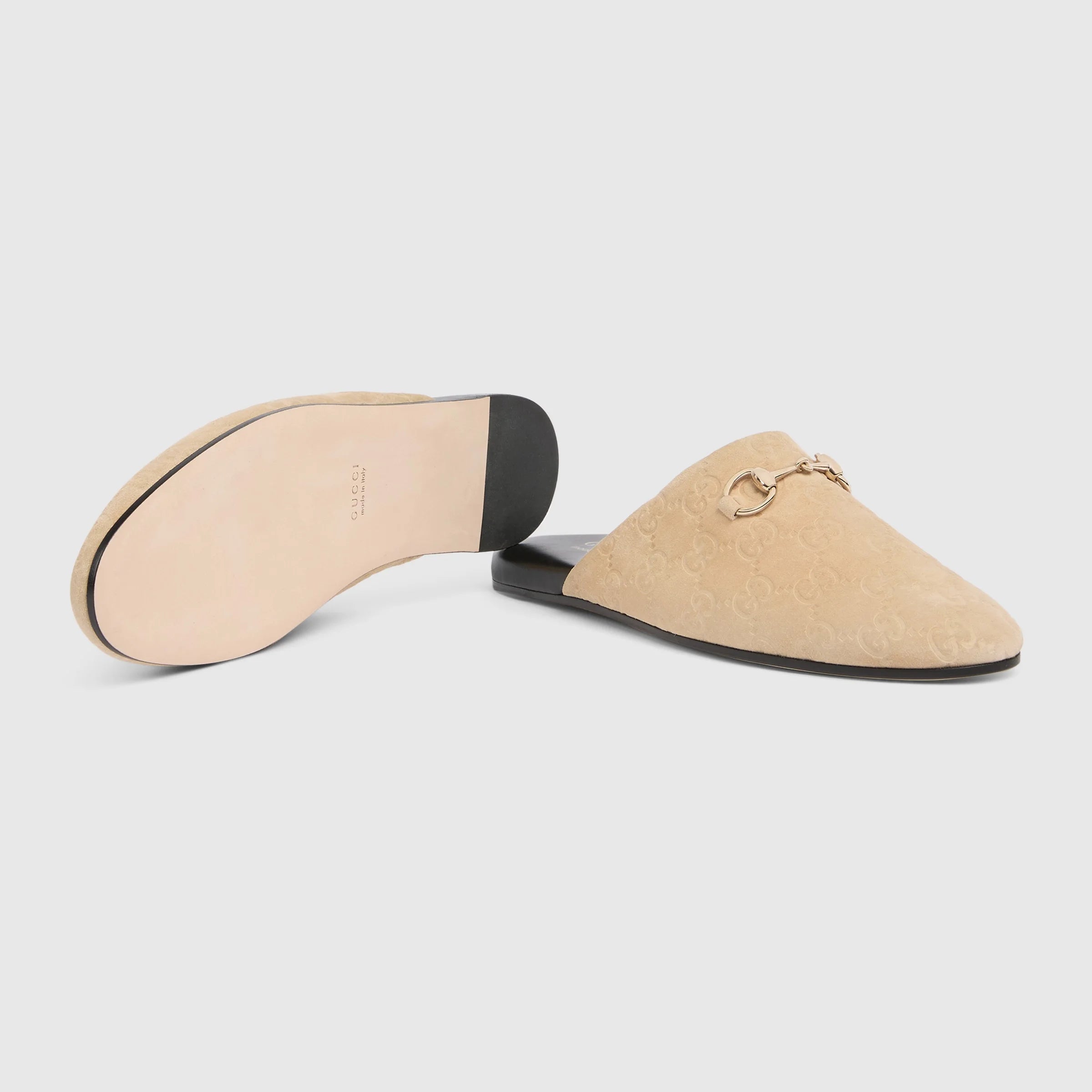 Gucci Horsebit GG Sabot Mules