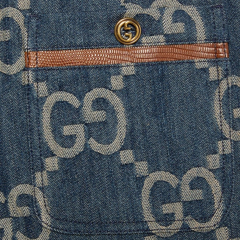 Gucci Jumbo GG Denim Shorts