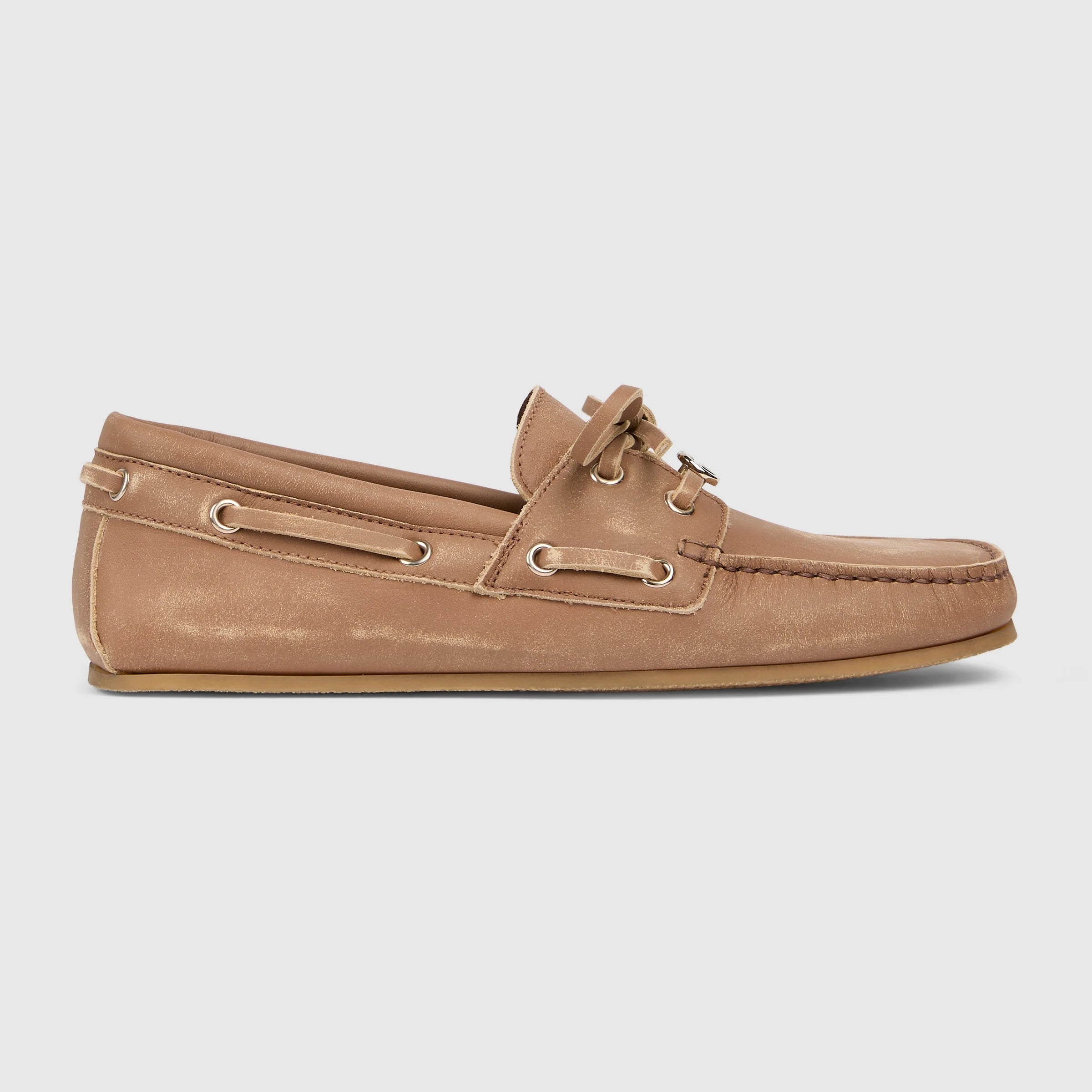 Gucci Interlocking G Boat Shoes
