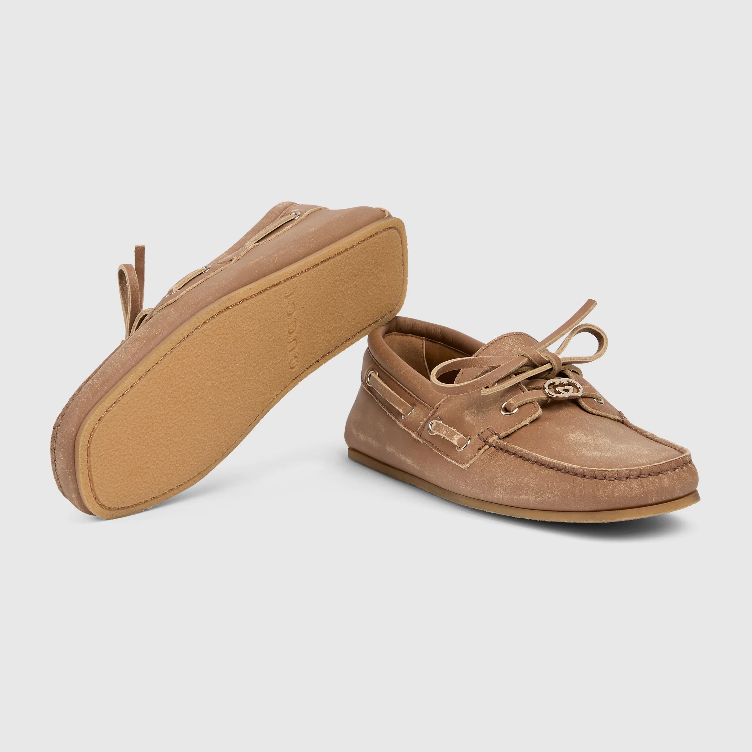 Gucci Interlocking G Boat Shoes