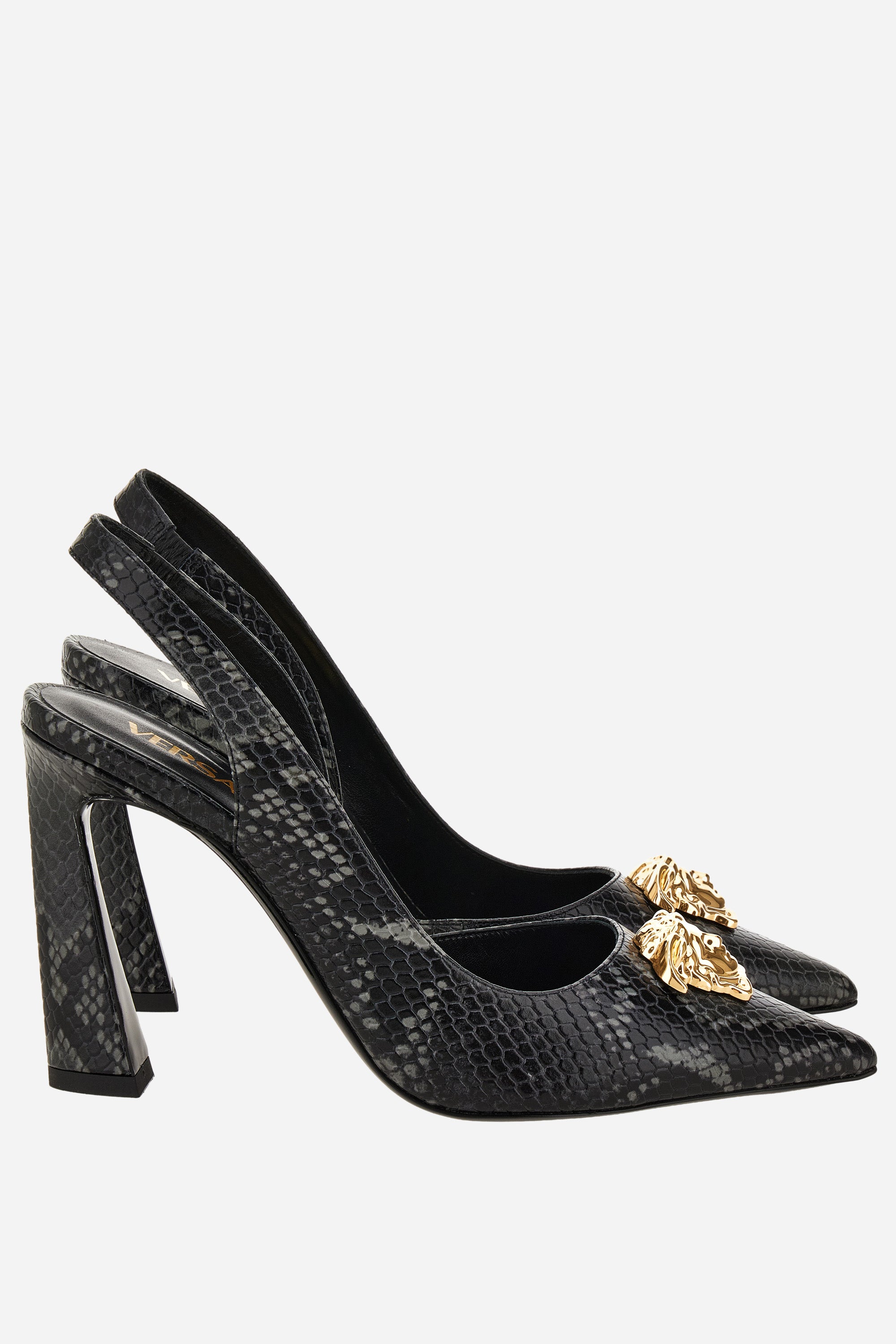 Versace Logo Sling Back