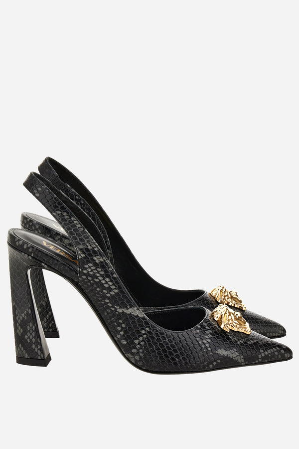 Versace Logo Sling Back