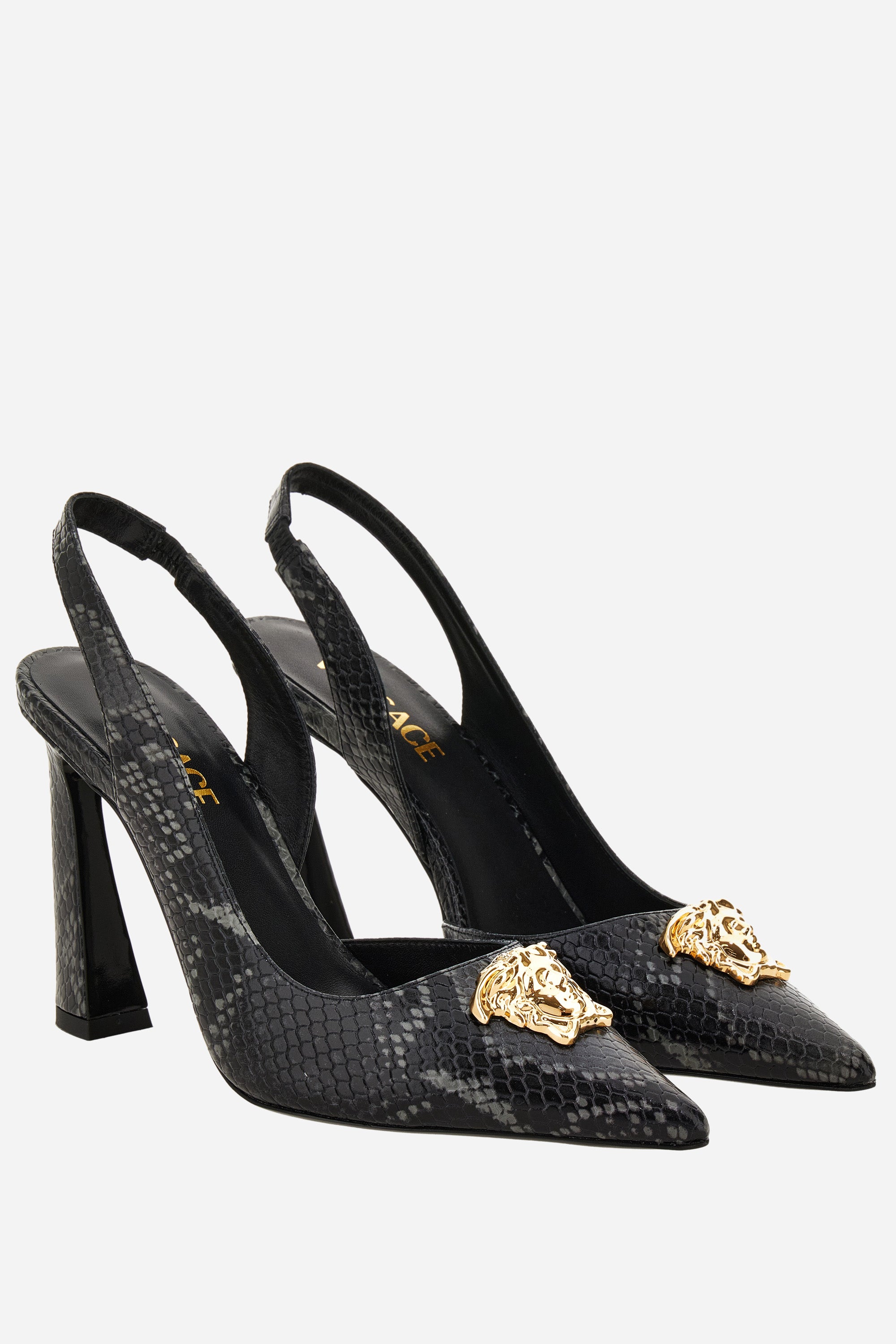 Versace Logo Sling Back