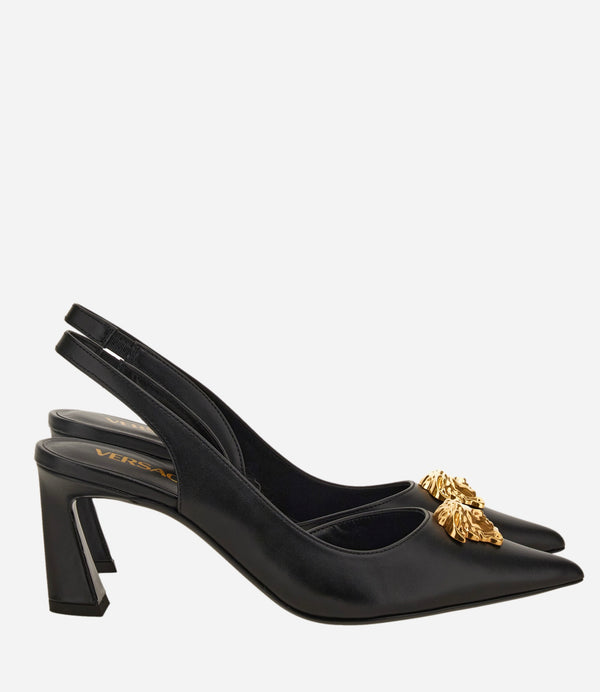 Versace Logo Sling Back