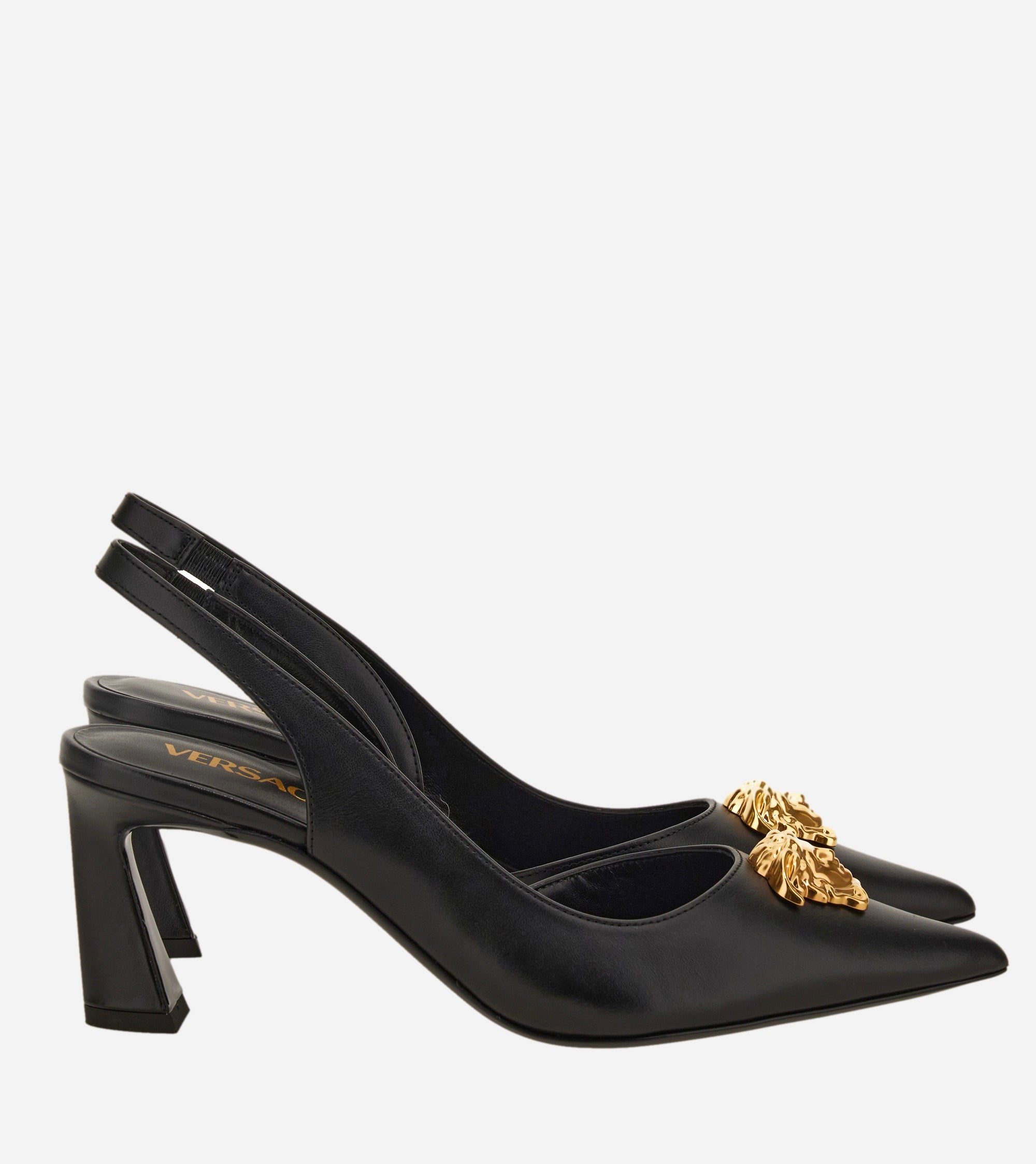 Versace Logo Sling Back