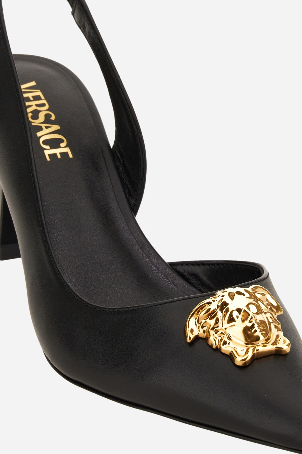 Versace Logo Sling Back