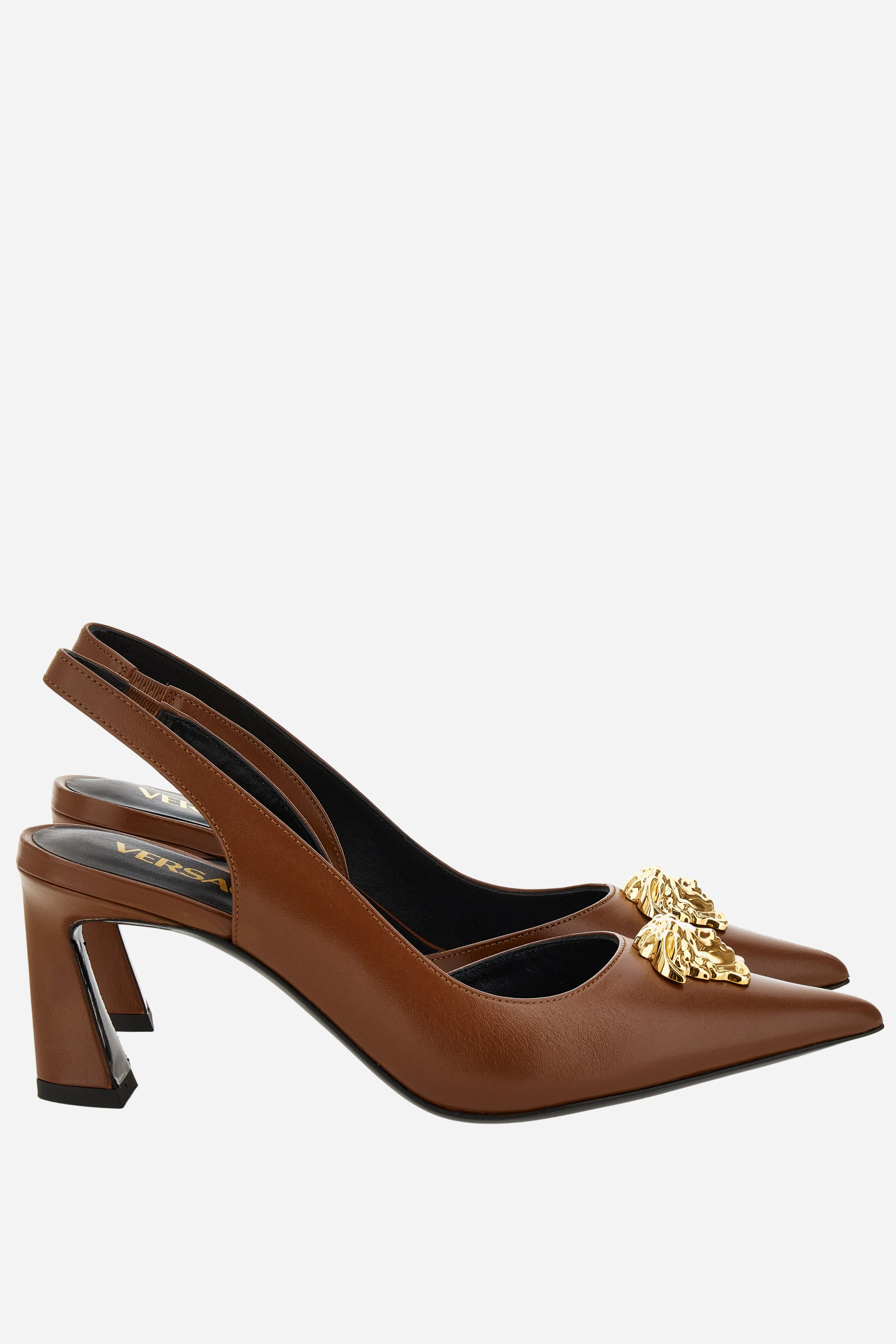Versace Logo Sling Back