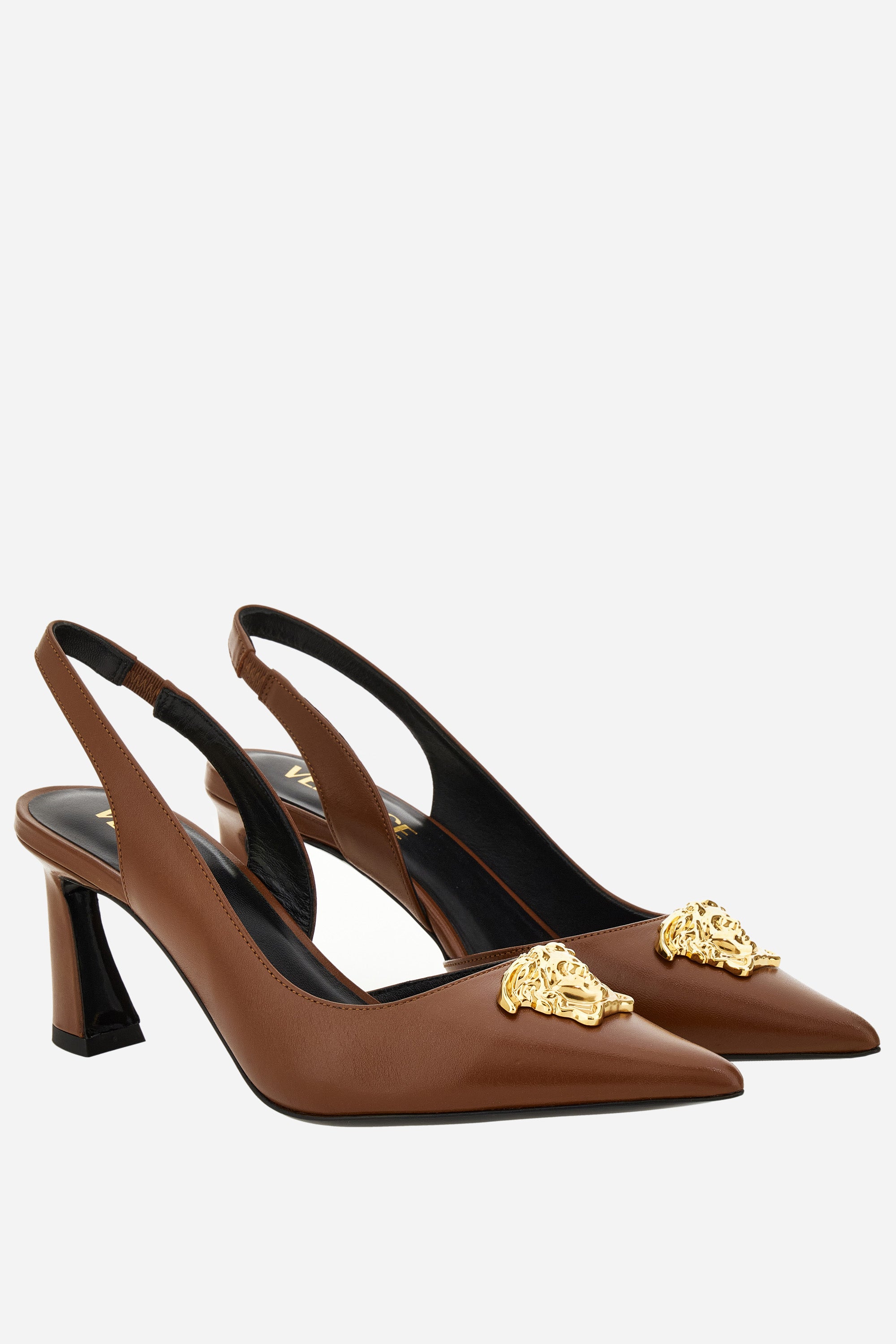 Versace Logo Sling Back