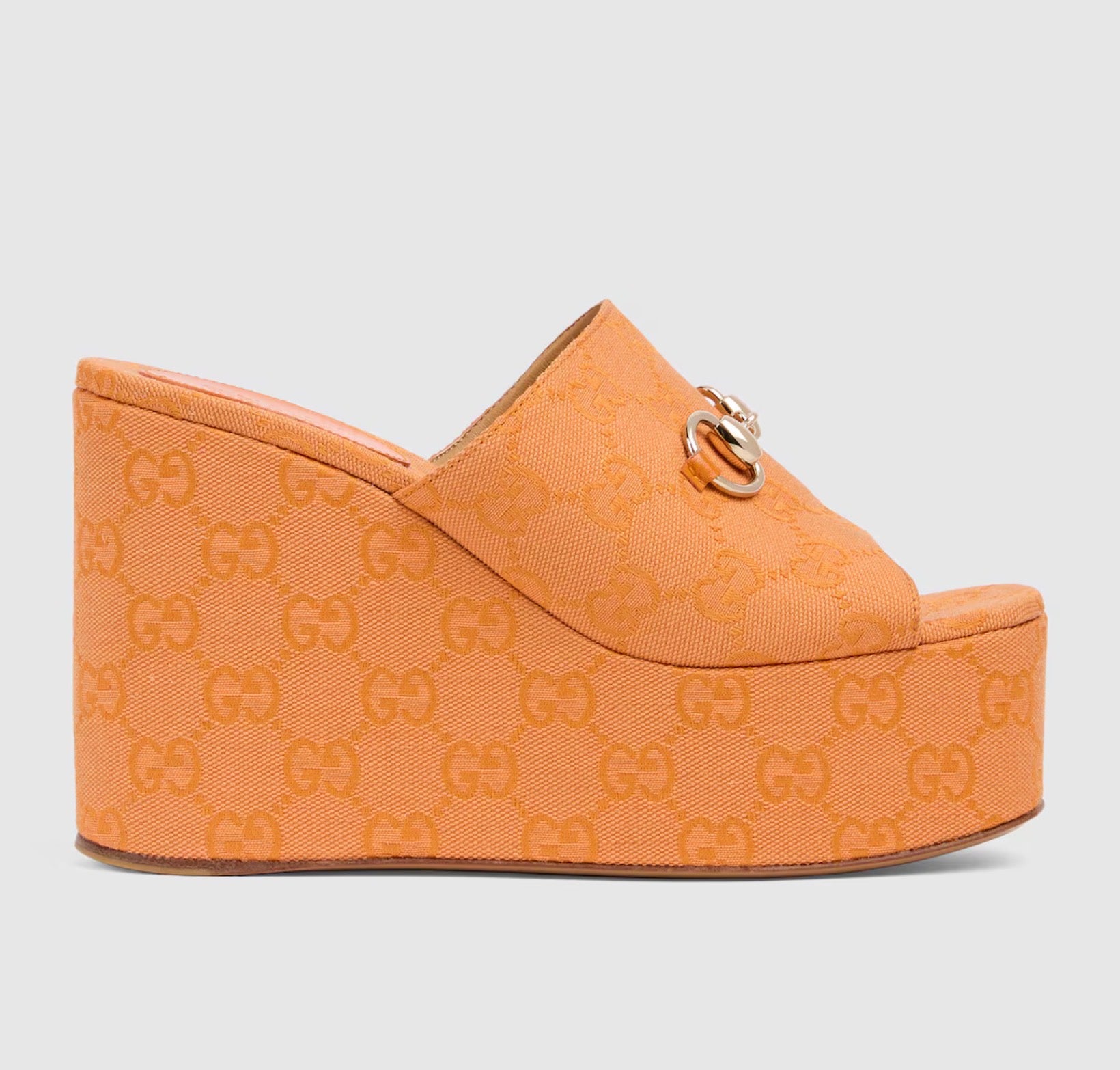 Gucci Horsebit GG Wedges