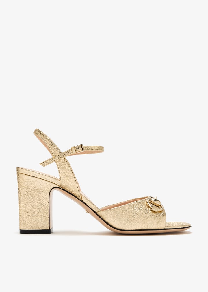 Gucci Horsebit Mid Heel Sandals