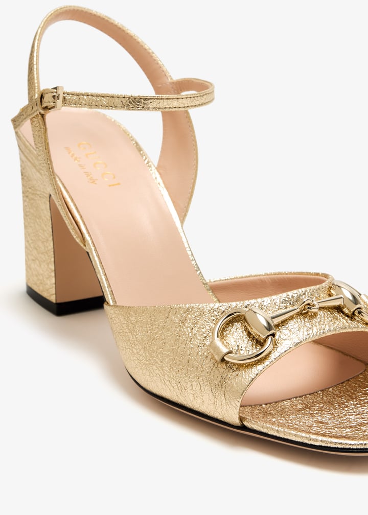 Gucci Horsebit Mid Heel Sandals