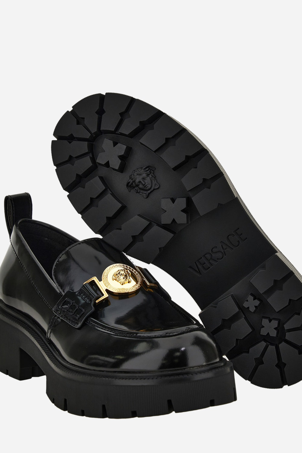 Versace Icon Loafer In Calf