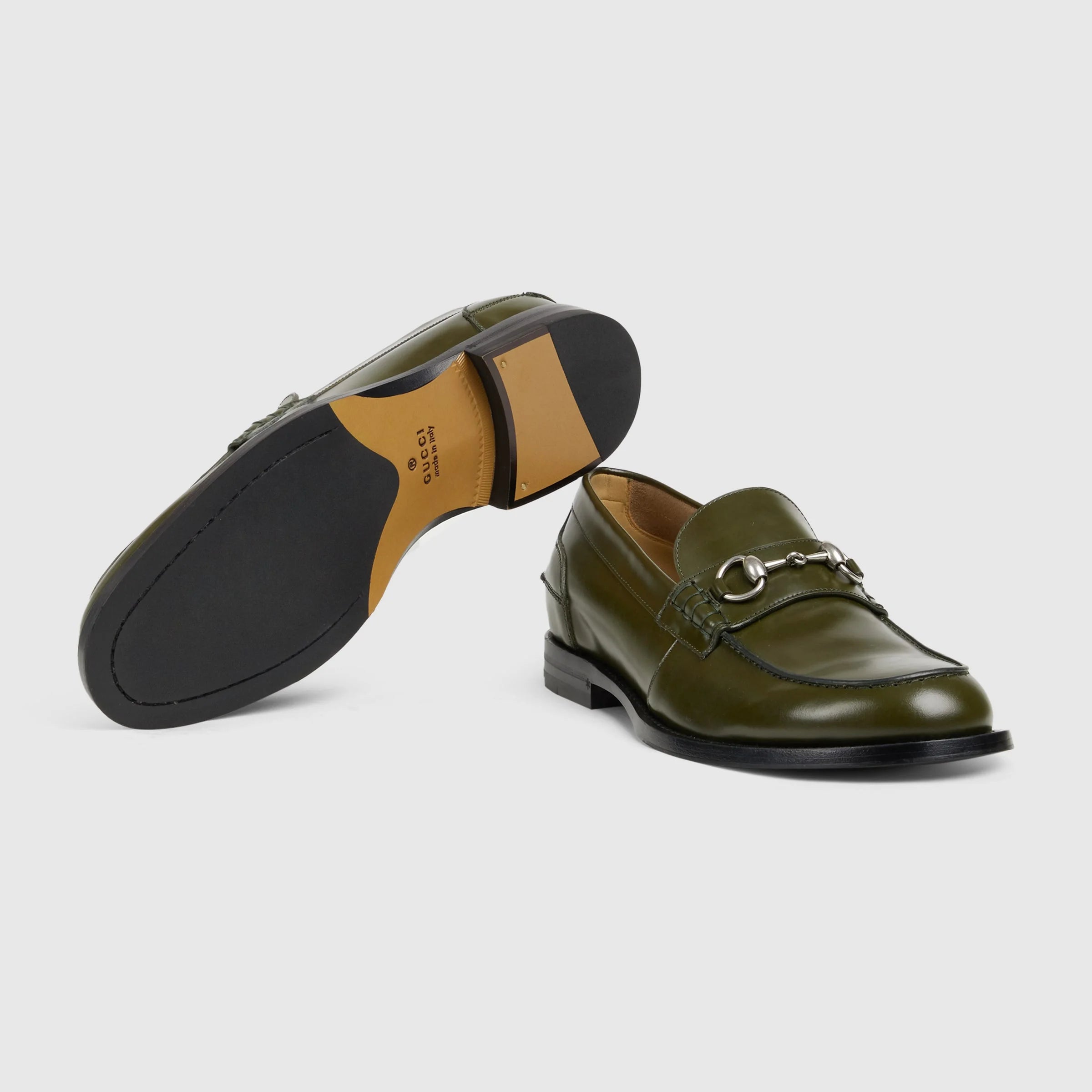 Gucci Horsebit Leather Loafers