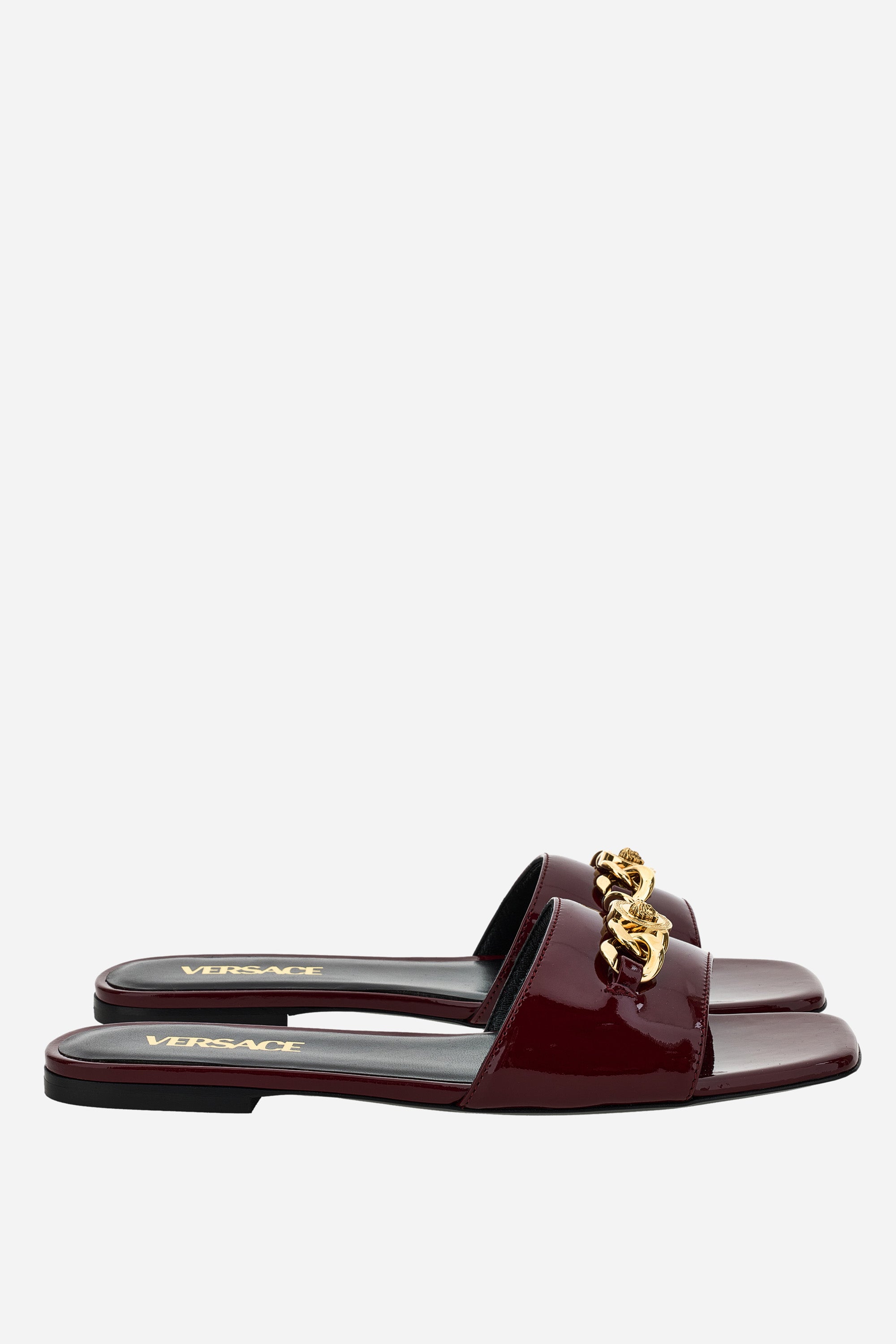 Versace Icon Chain Flat Sandal
