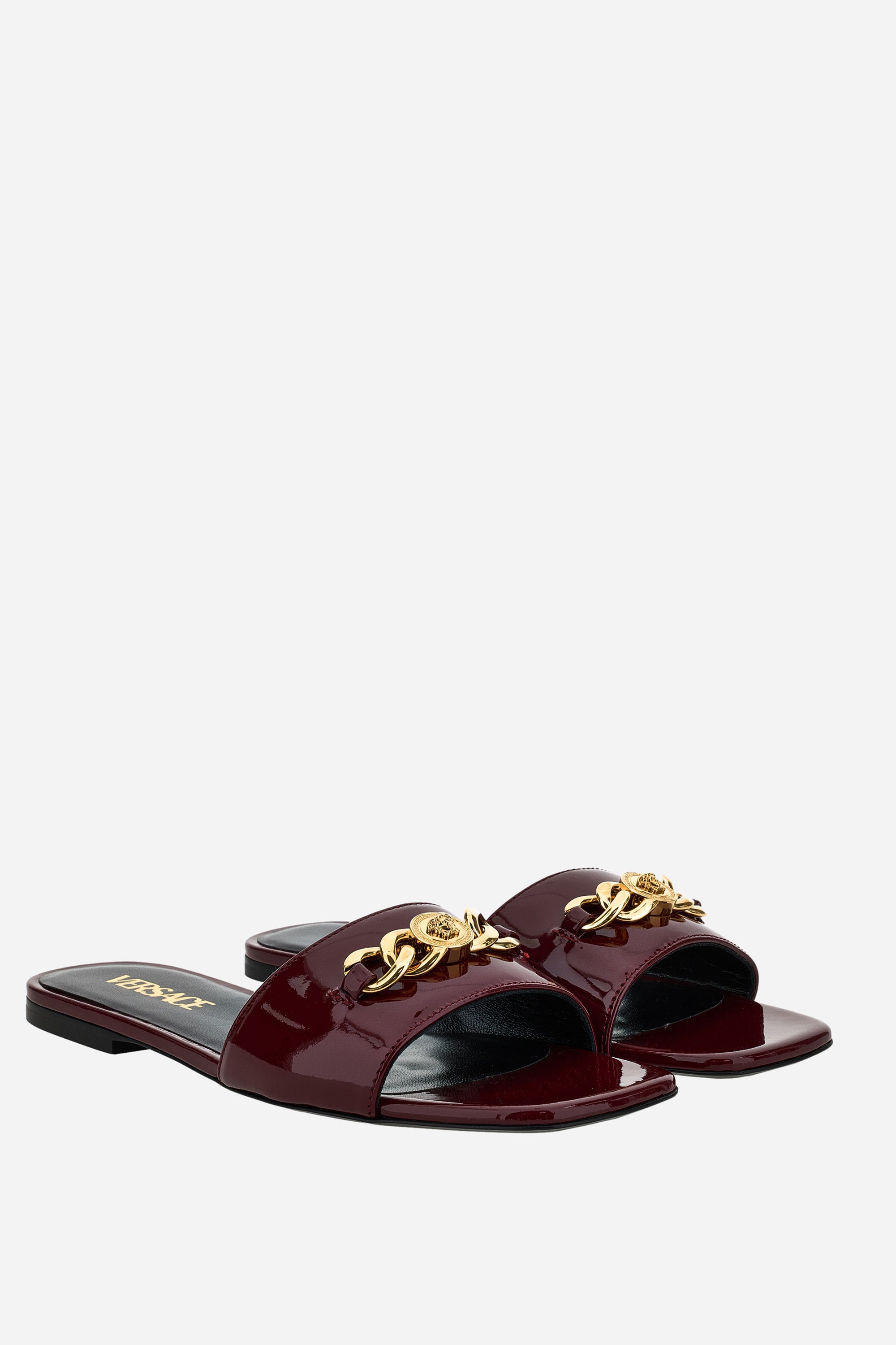 Versace Icon Chain Flat Sandal