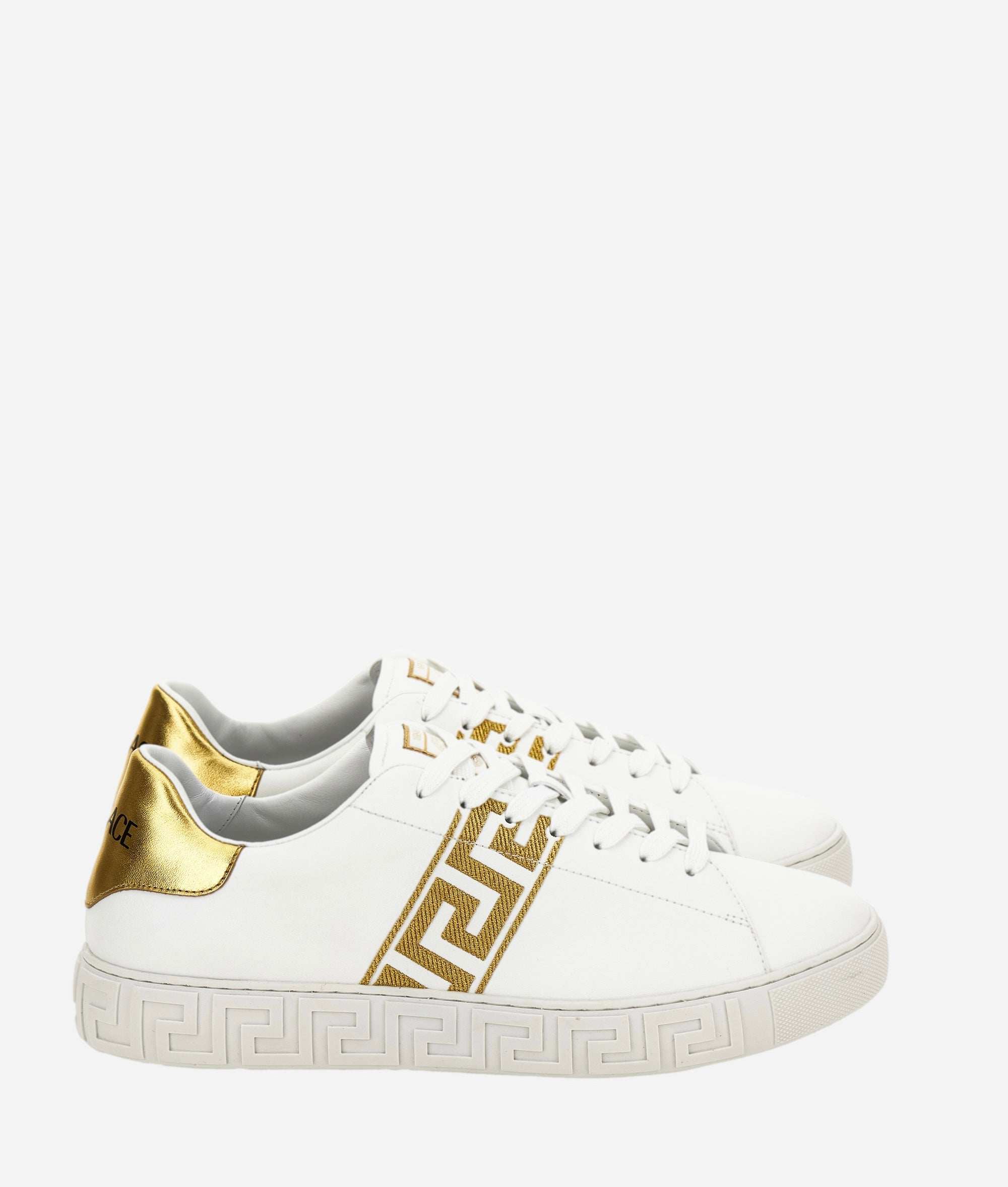 Versace La Greca Sneaker In Responsible Fabric-Embroidery
