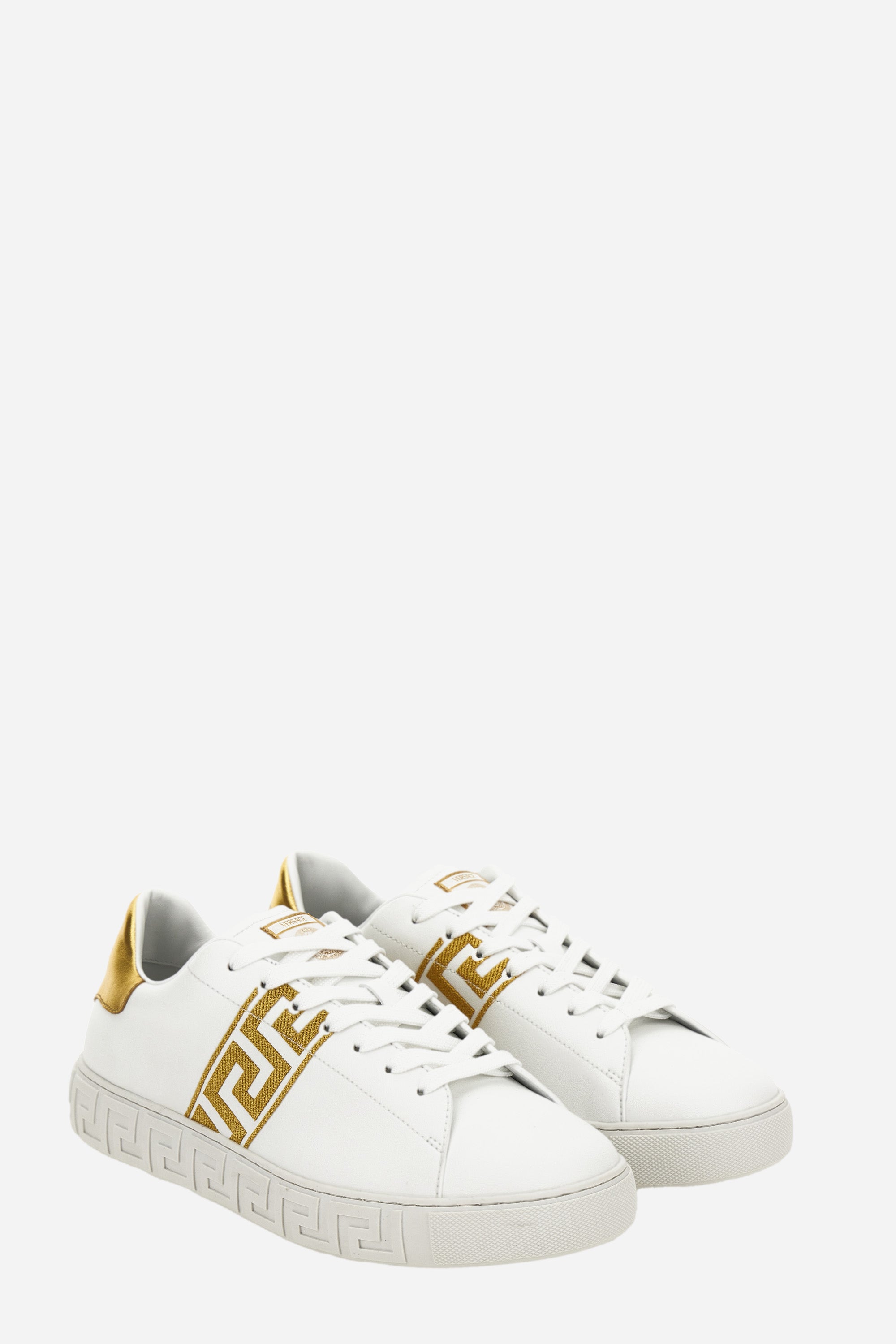 Versace La Greca Sneaker In Responsible Fabric-Embroidery