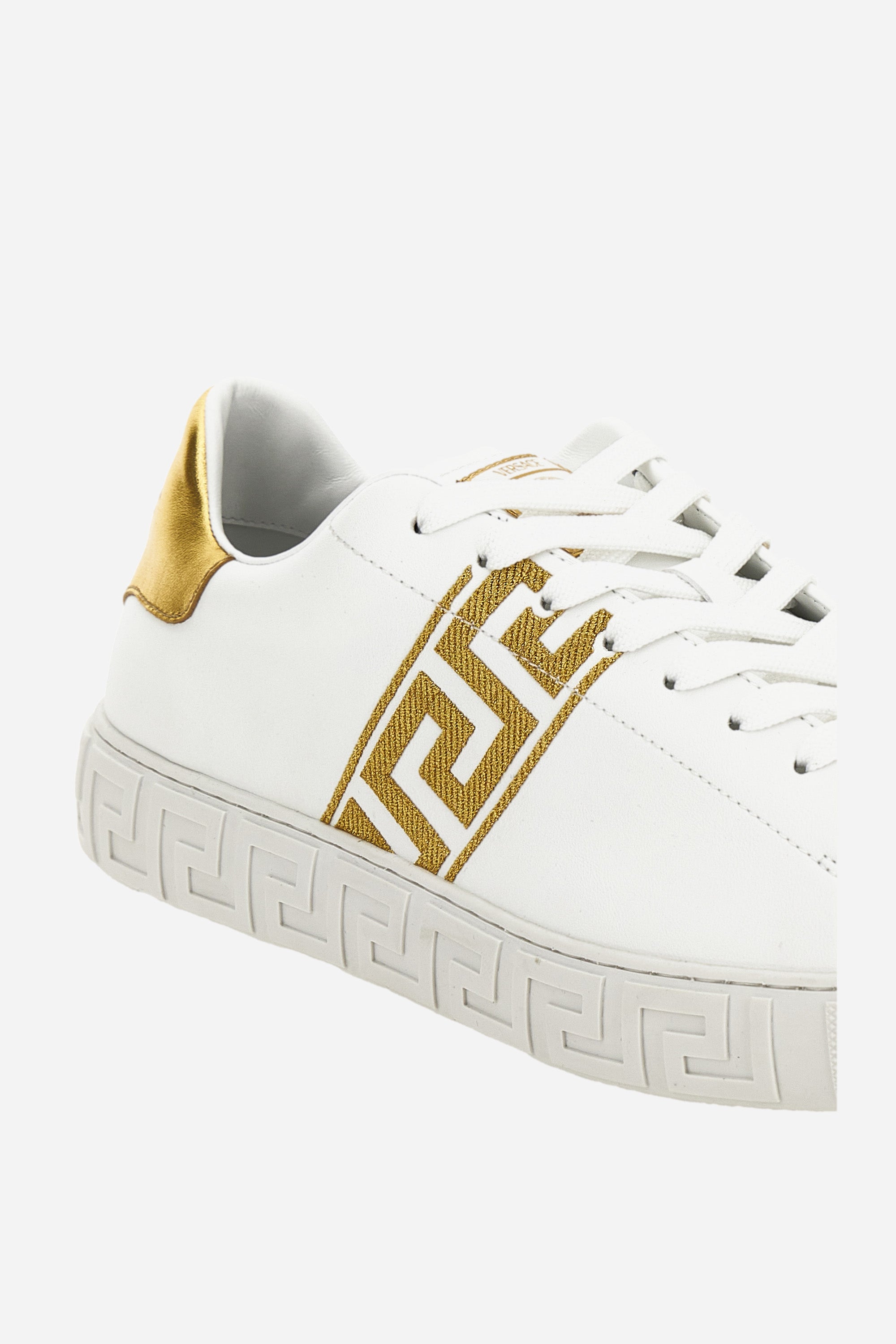 Versace La Greca Sneaker In Responsible Fabric-Embroidery