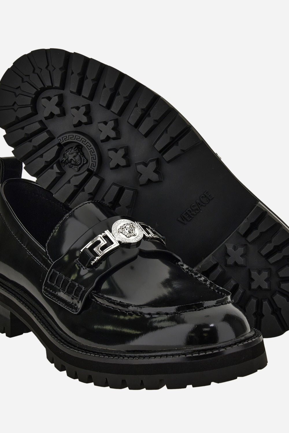 Versace Logo Loafers