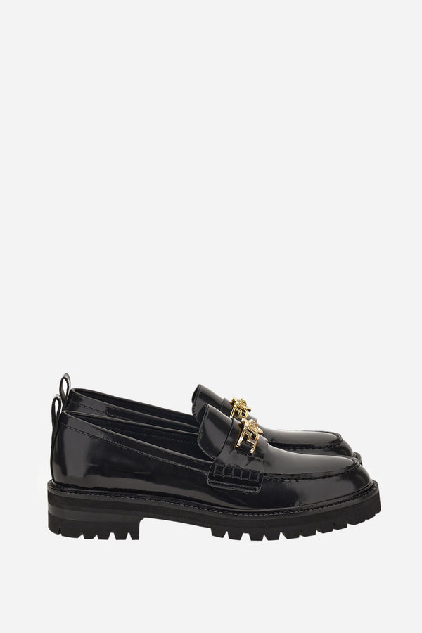 Versace Leather Loafers