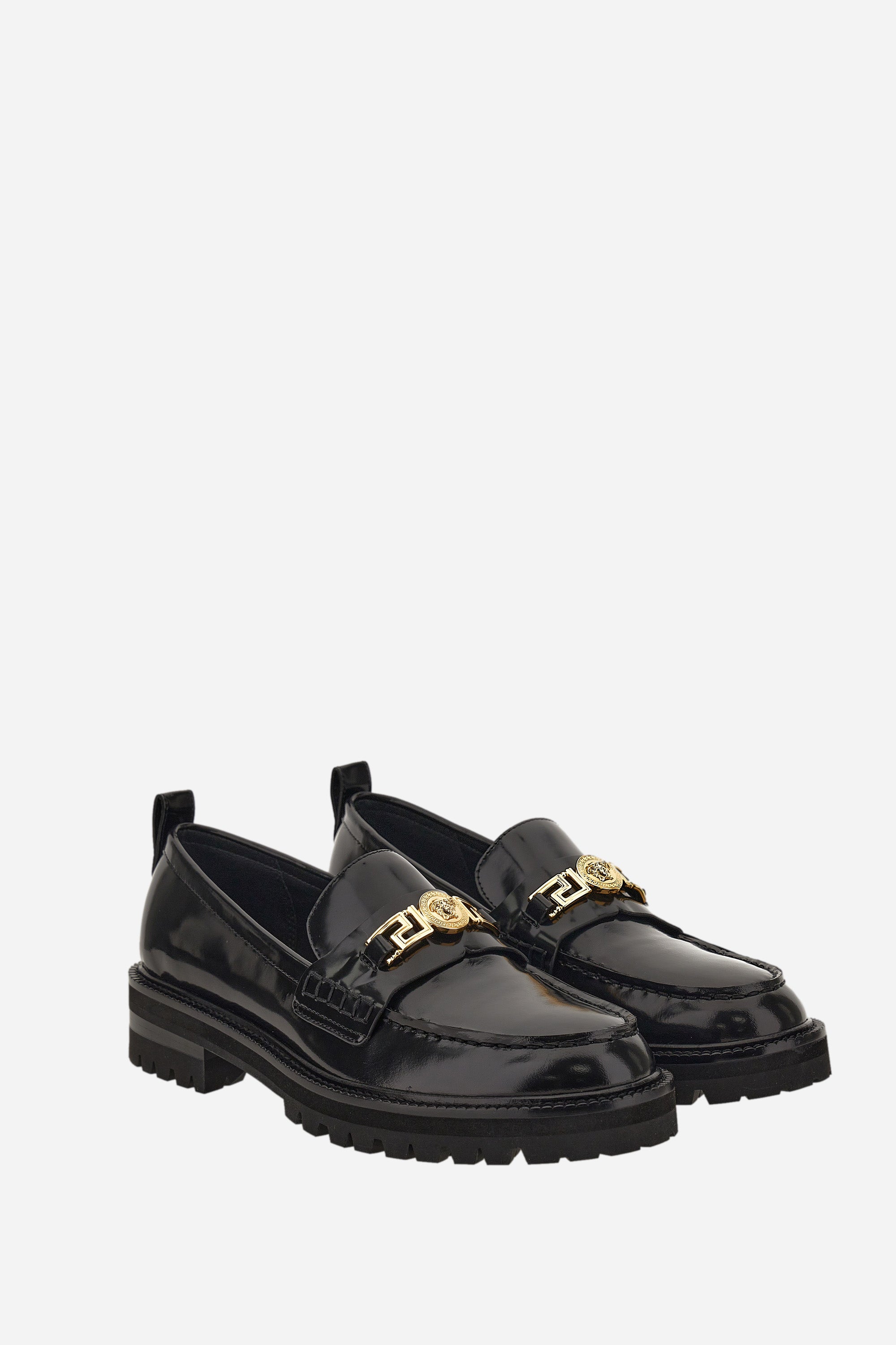 Versace Leather Loafers