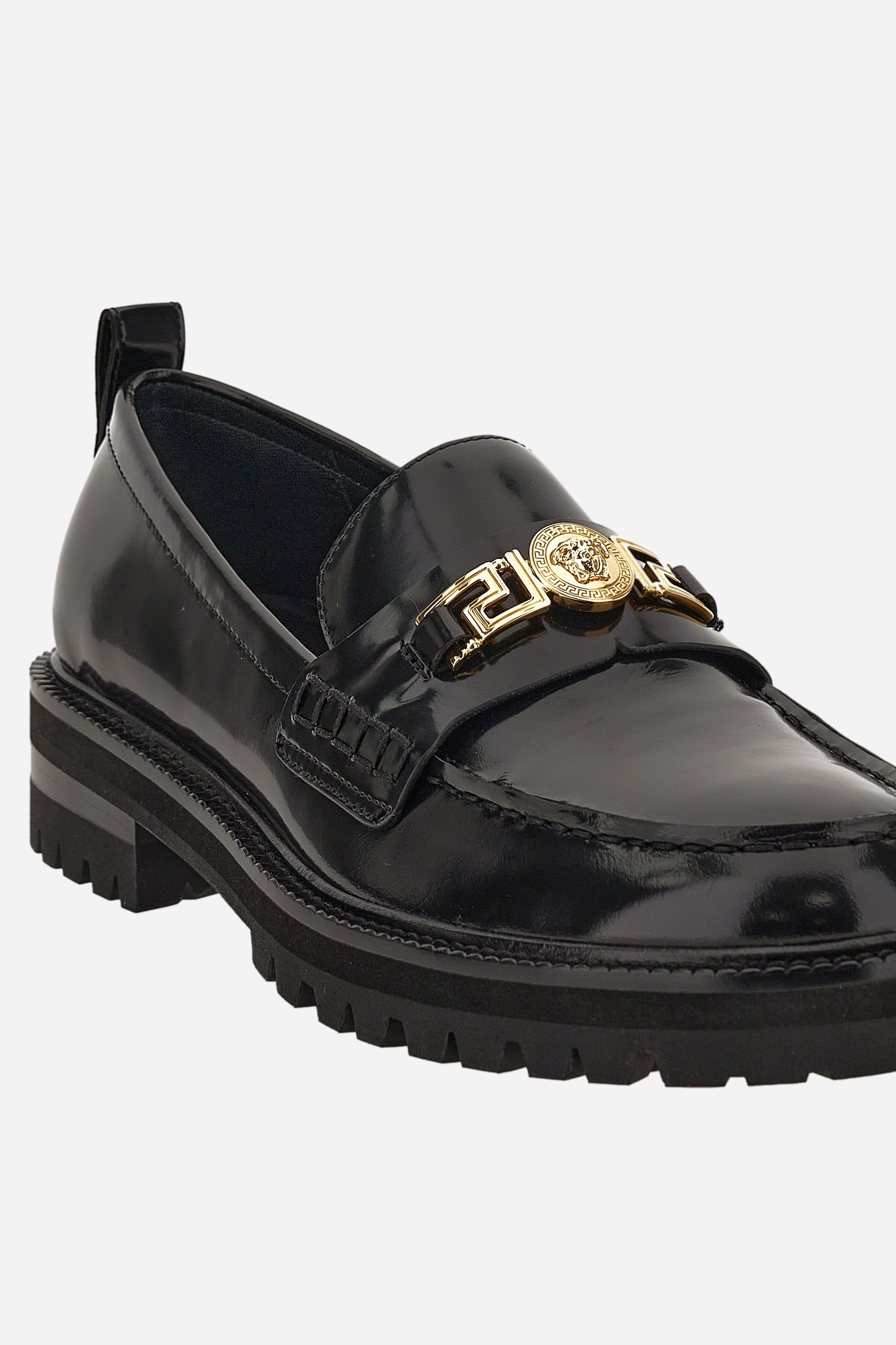 Versace Leather Loafers