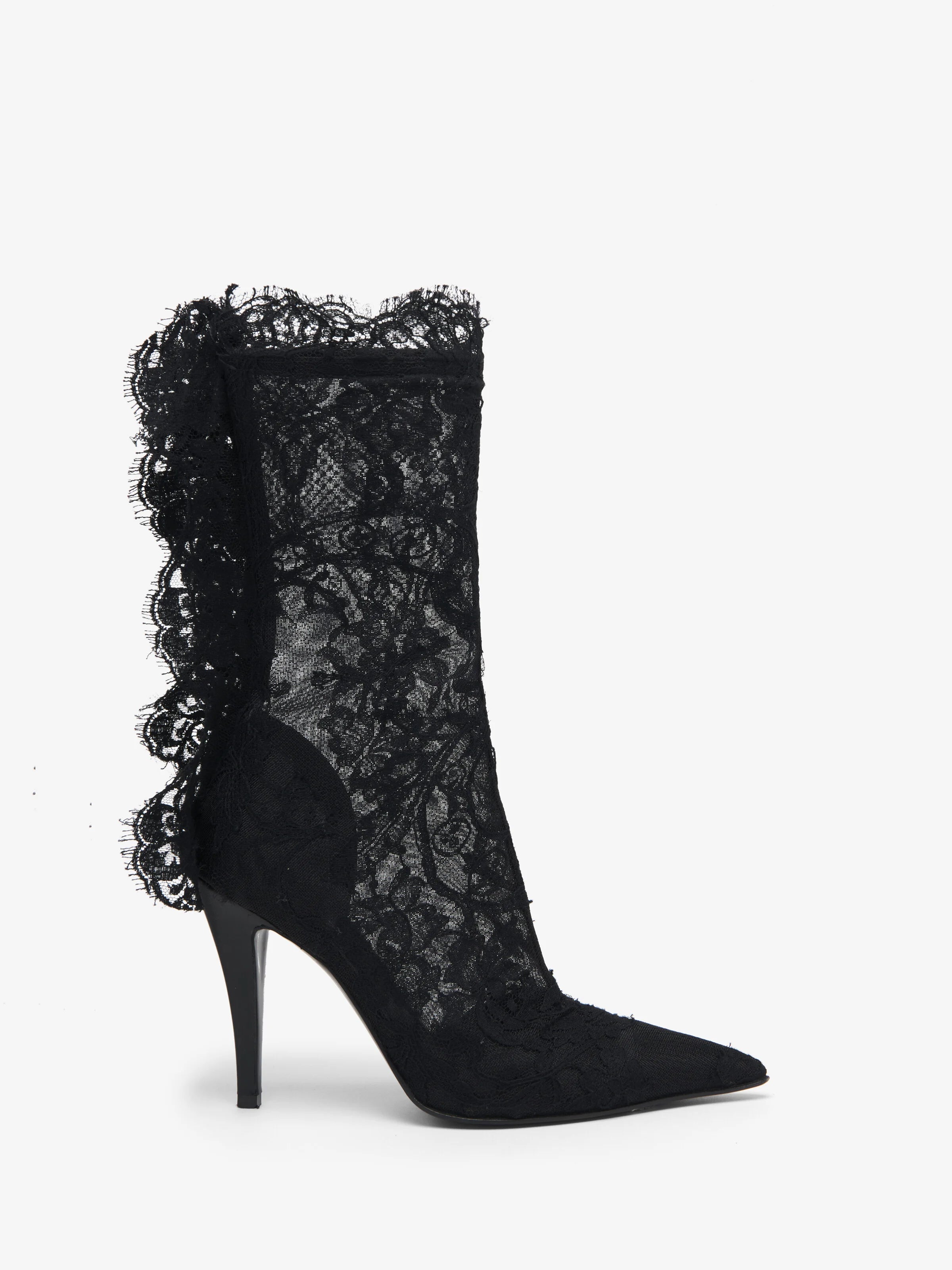 Alexander McQueen Heron Lace Boots